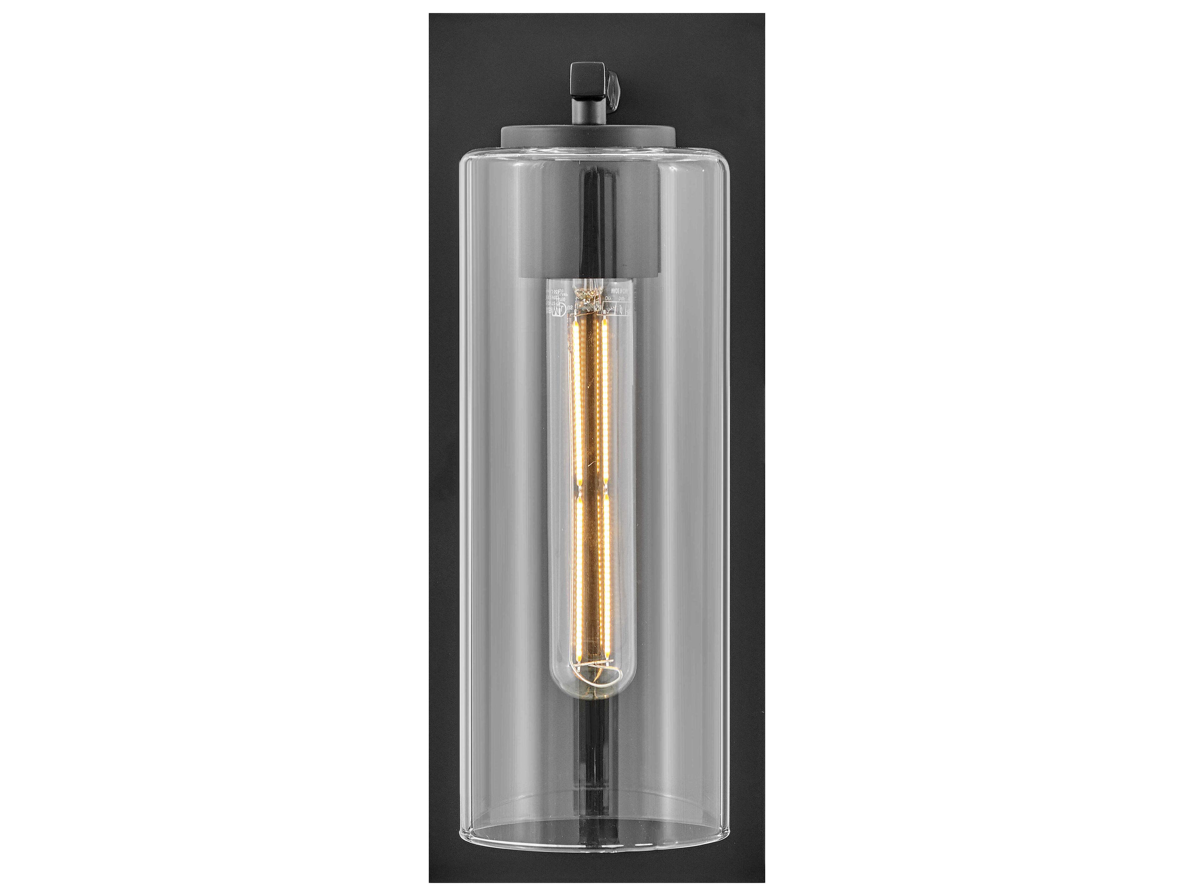 Lark Living Lane 1-Light Black Wall Sconce