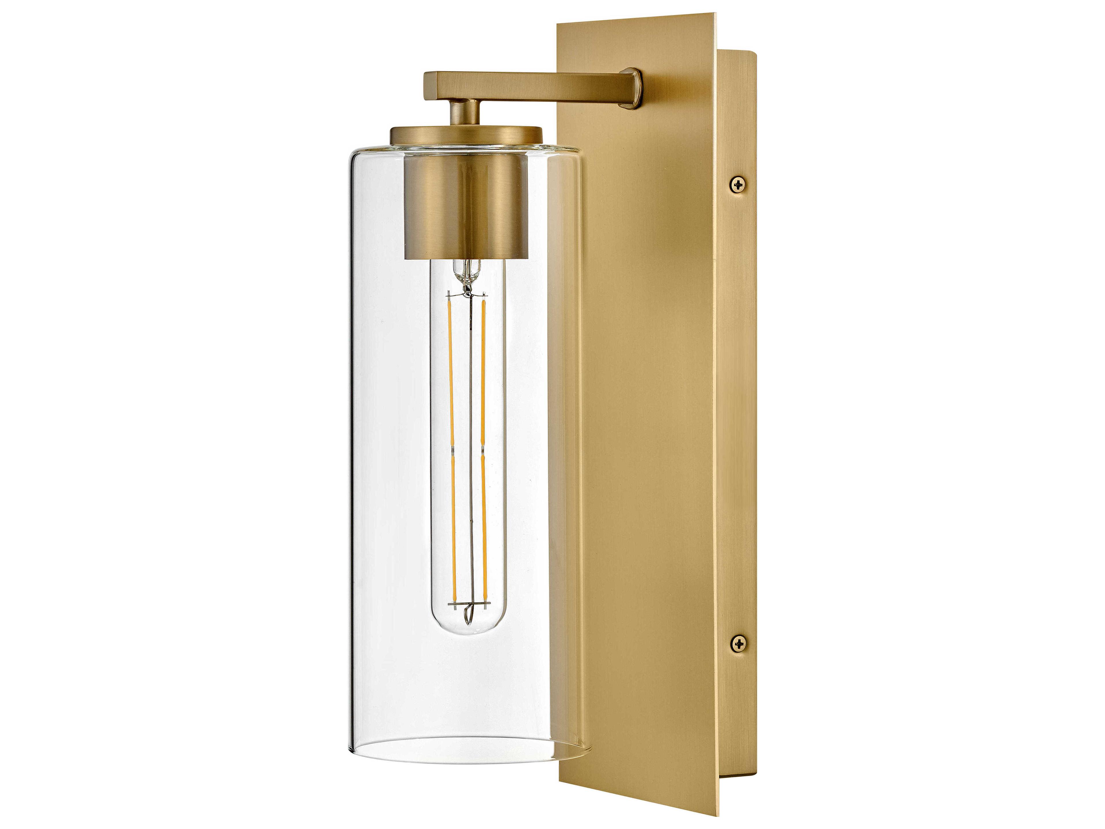 Lark Living Lane 1-Light Lacquered Brass Wall Sconce