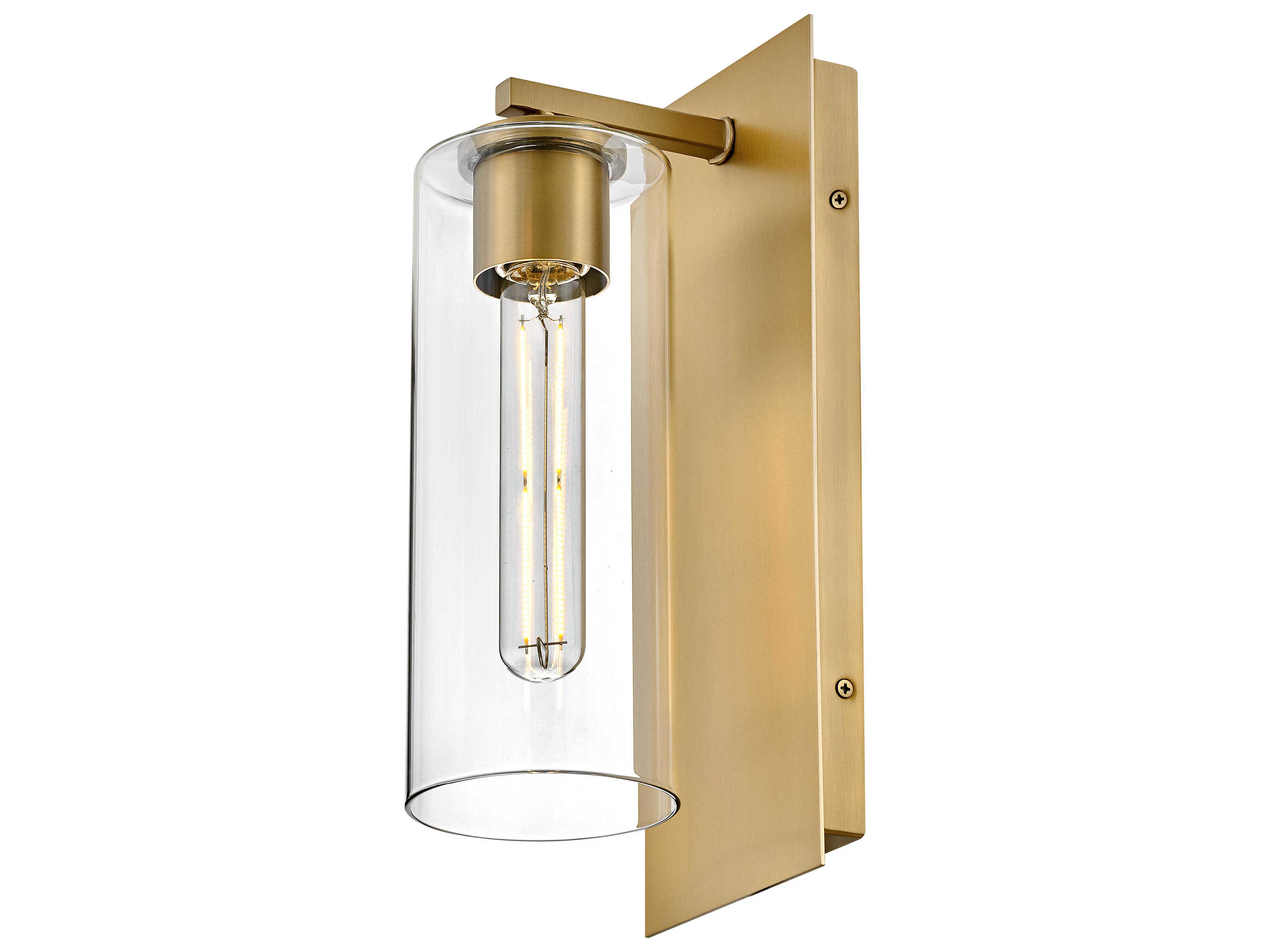 Lark Living Lane 1-Light Lacquered Brass Wall Sconce