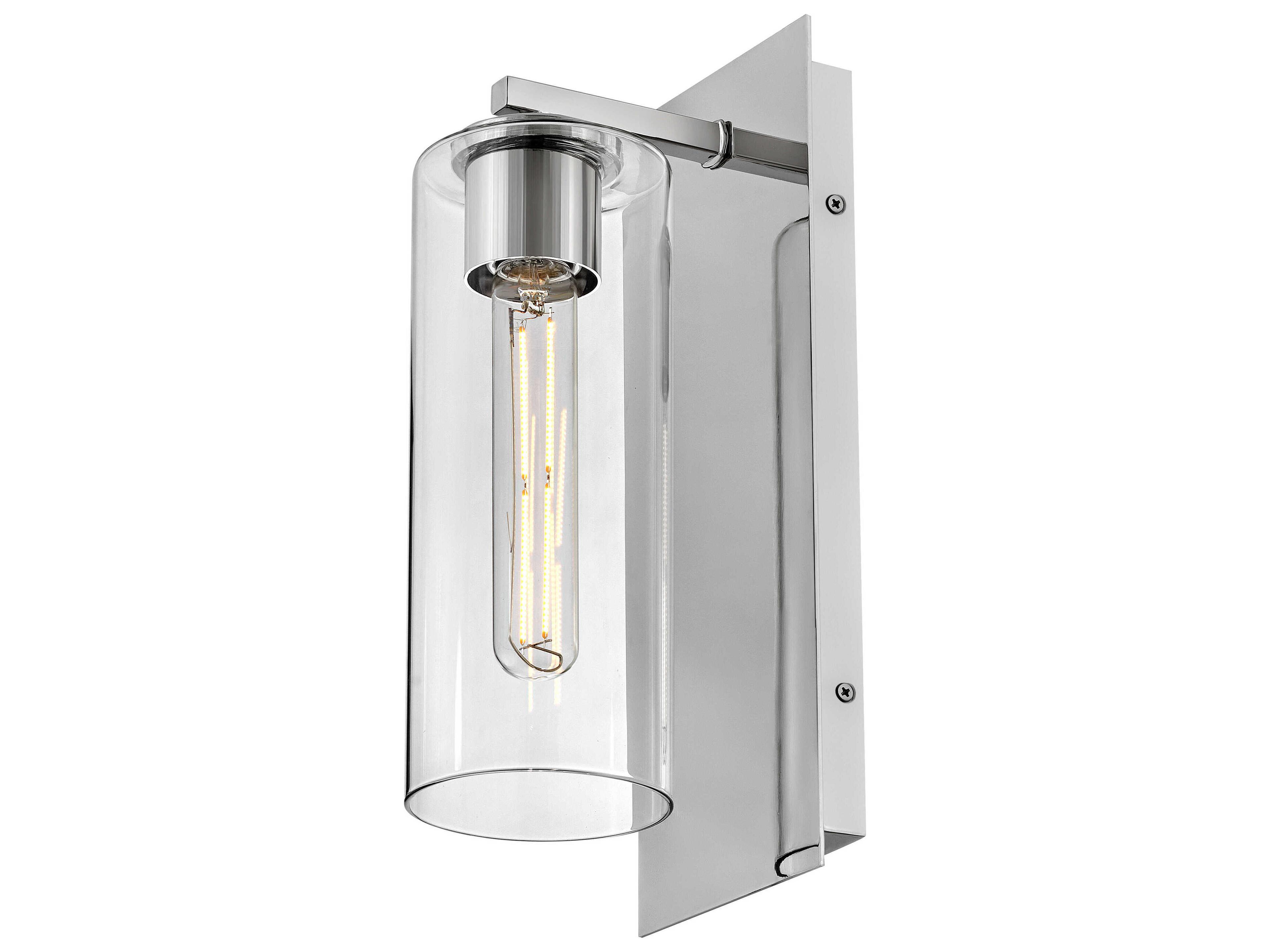 Lark Living Lane 1-Light Polished Nickel Wall Sconce