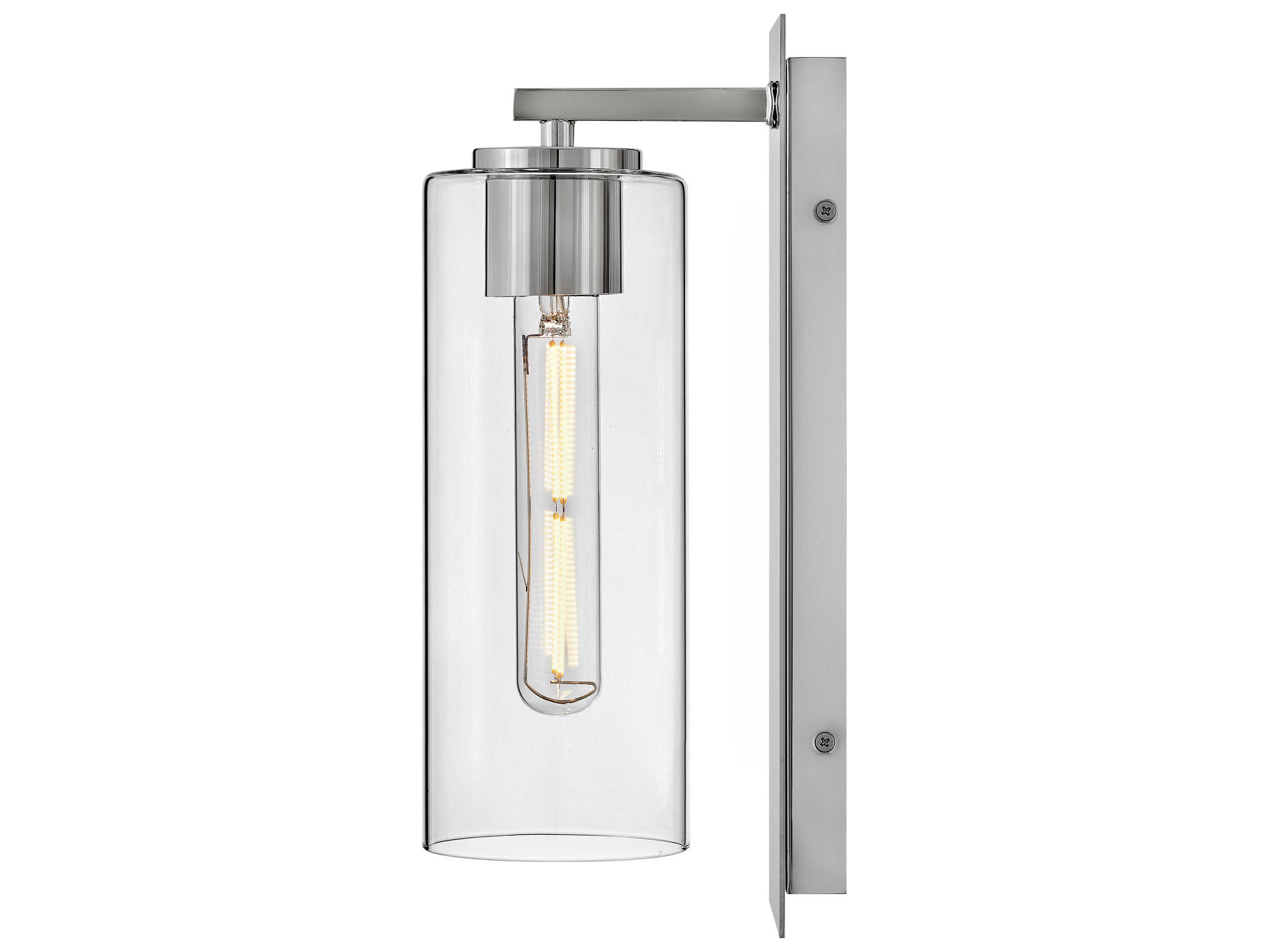 Lark Living Lane 1-Light Polished Nickel Wall Sconce
