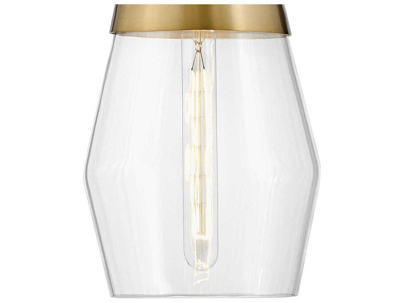 Lark Living Livie 1-Light Lacquered Brass Black Mini Pendant