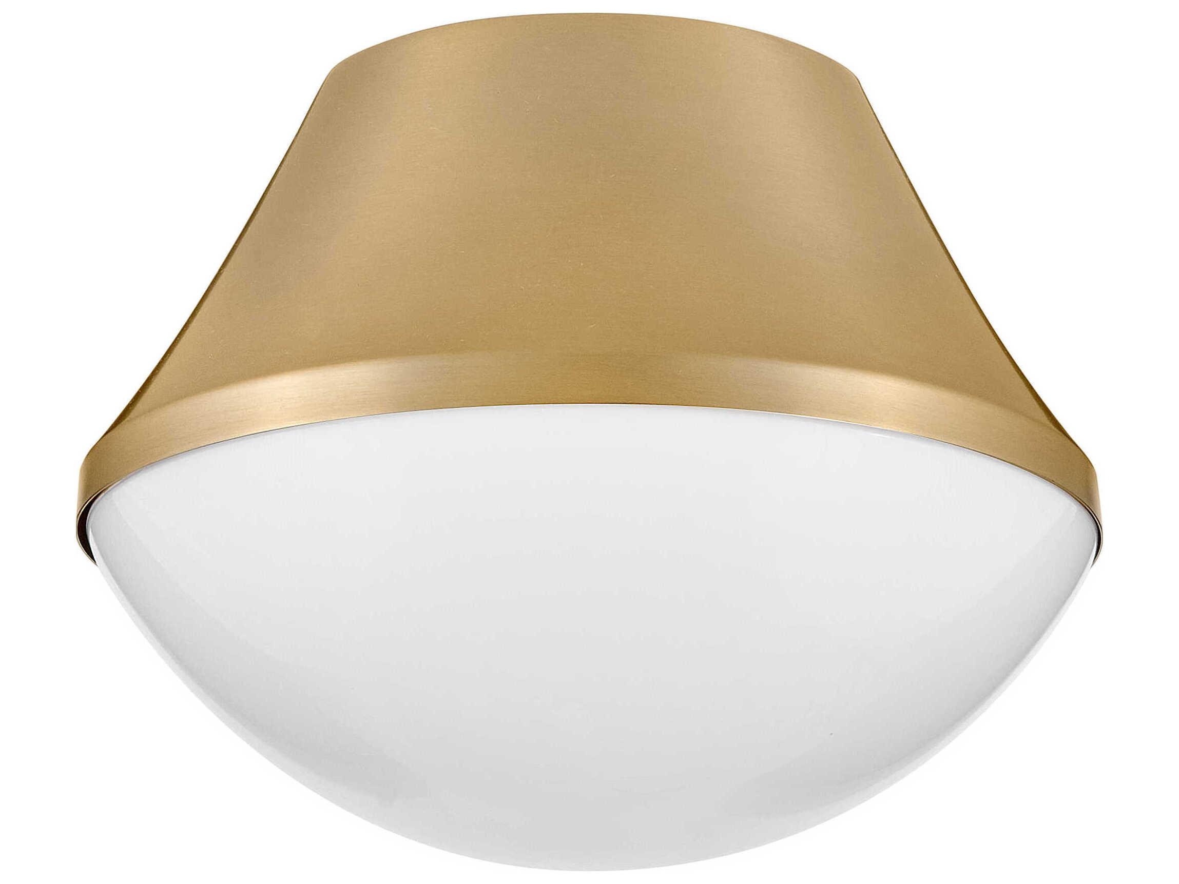 Lark Living Haddie 1-Light Lacquered Brass Flush Mount