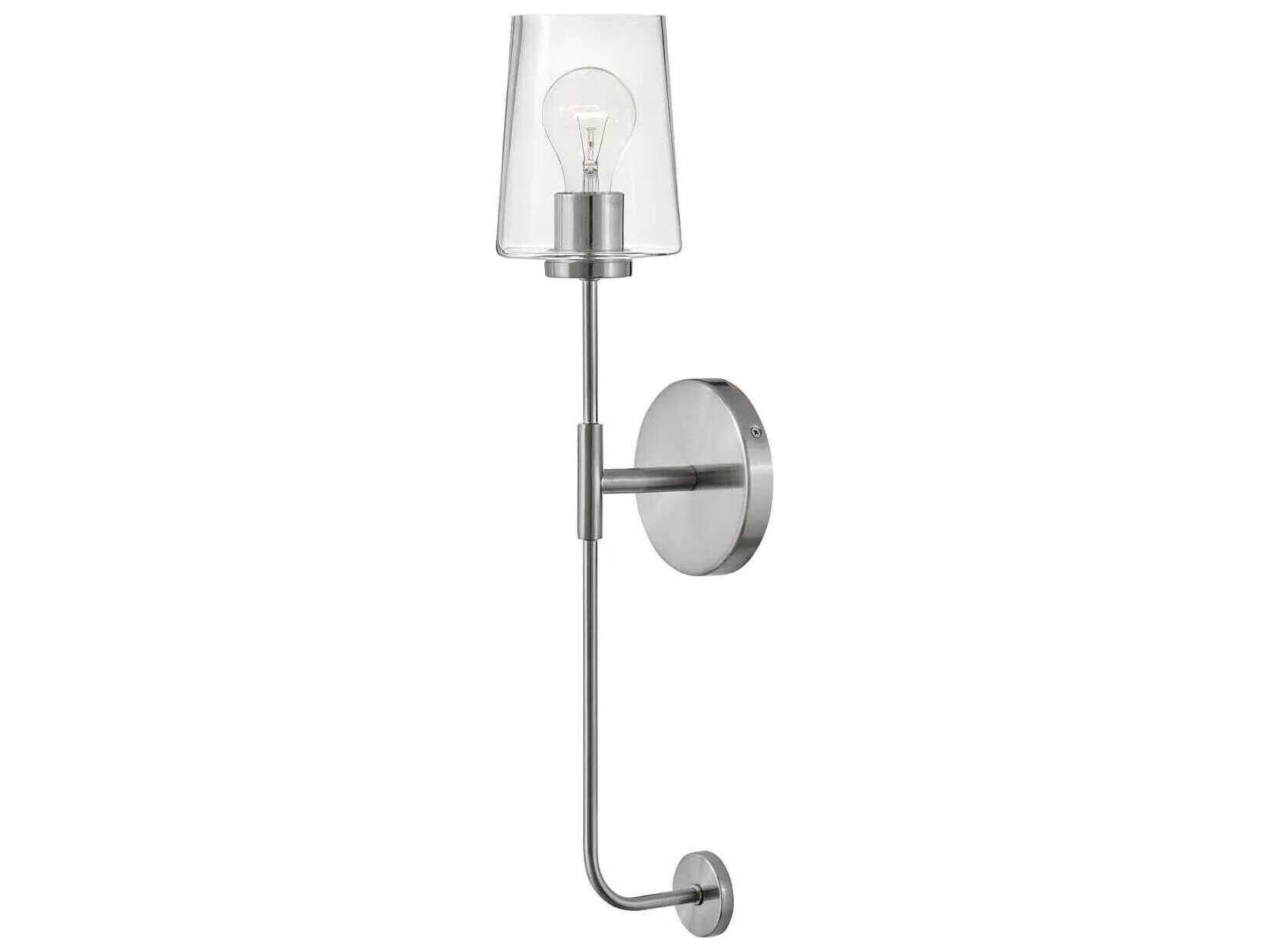 Lark Living Kline 1-Light Brushed Nickel Wall Sconce