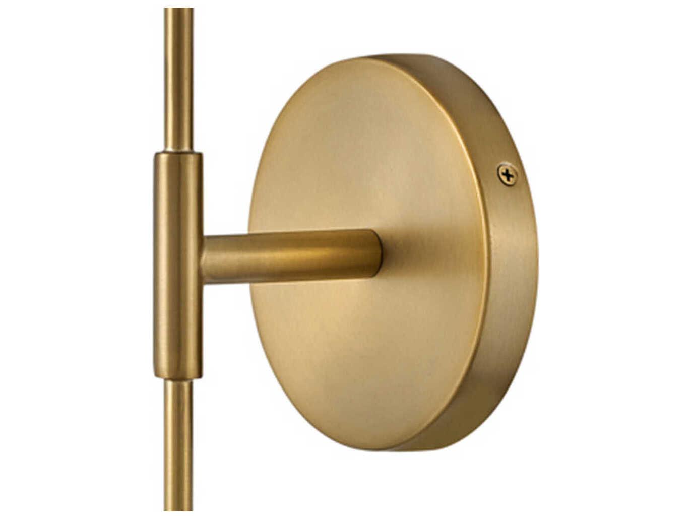 Lark Living Kline 1-Light Lacquered Brass Wall Sconce