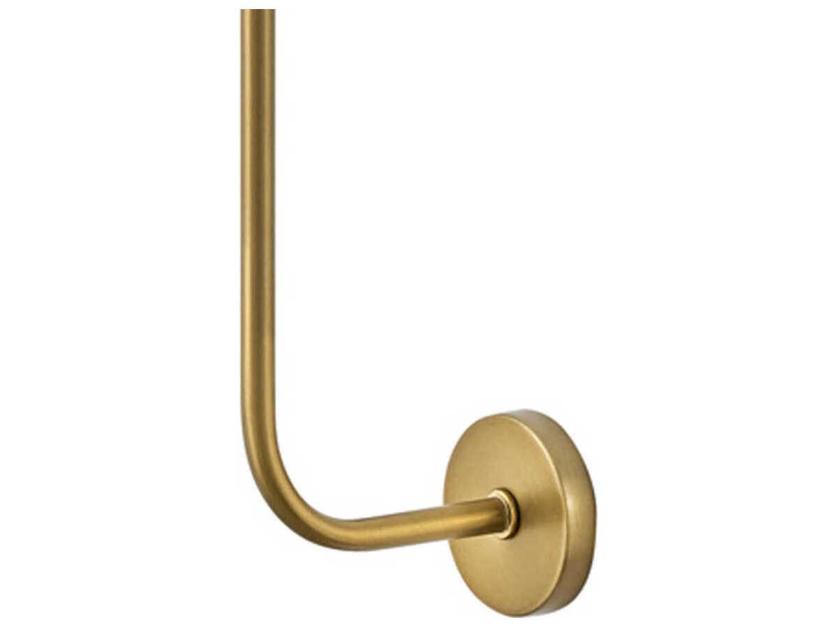 Lark Living Kline 1-Light Lacquered Brass Wall Sconce