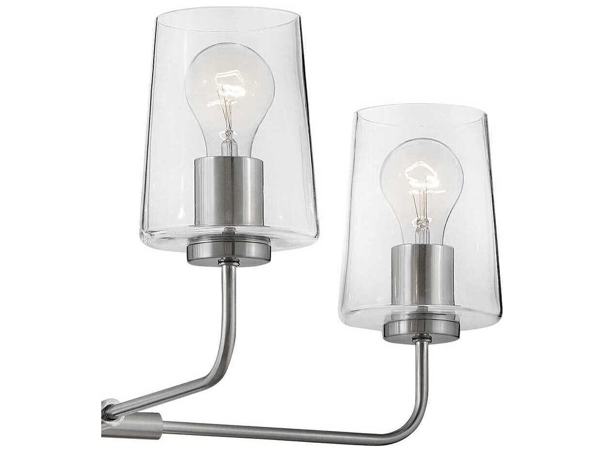 Lark Living Kline 4-Light Brushed Nickel Chandelier