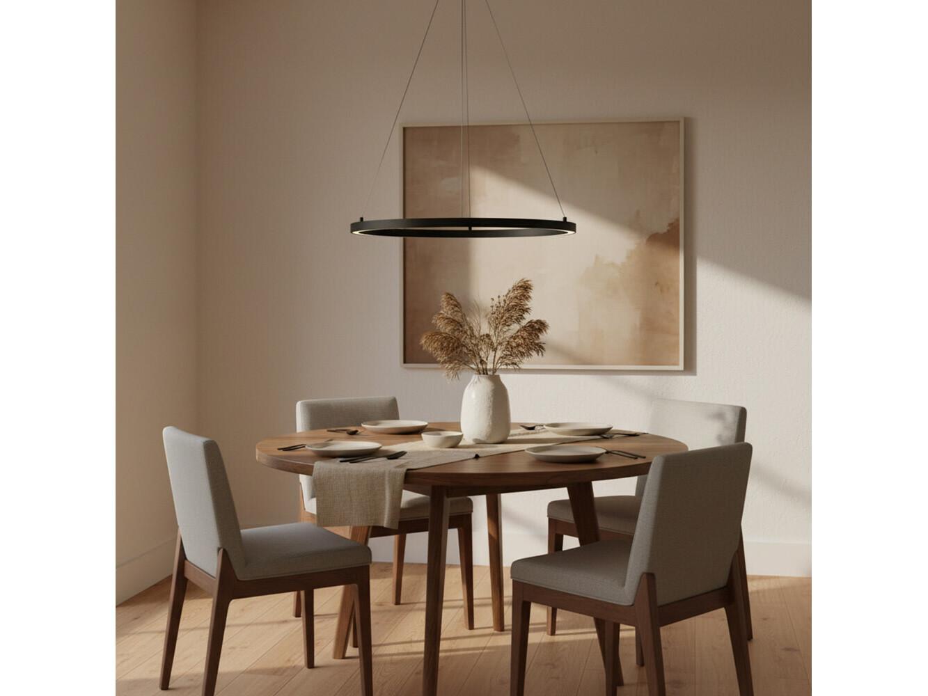 Lark Living Kenna Black Round Pendant