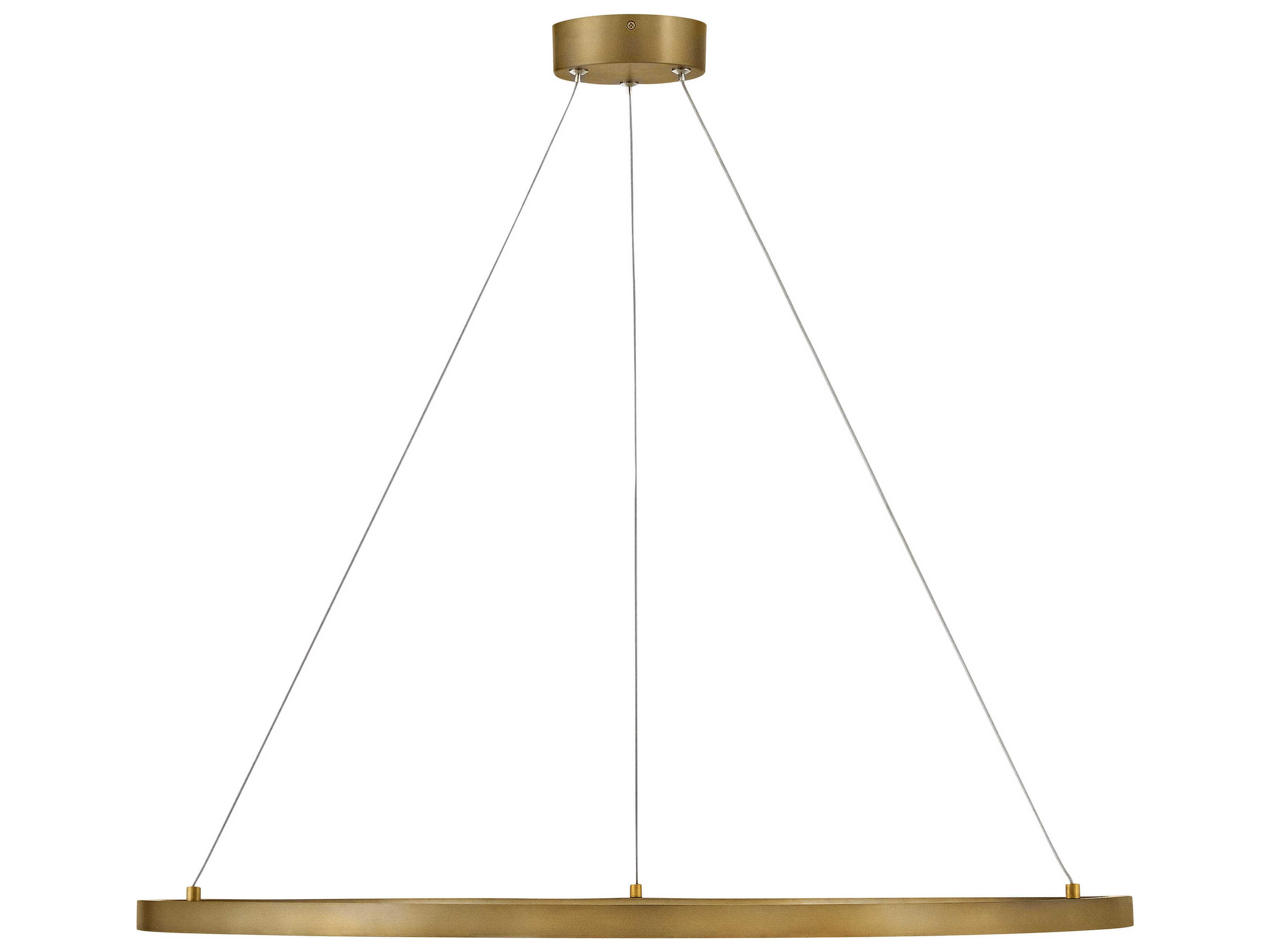 Lark Living Kenna Lacquered Brass Round Pendant
