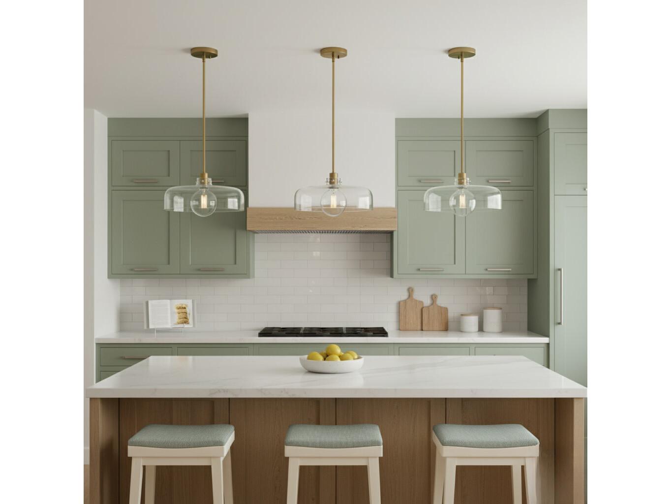 Lark Living Maisie 1-Light Lacquered Brass Pendant