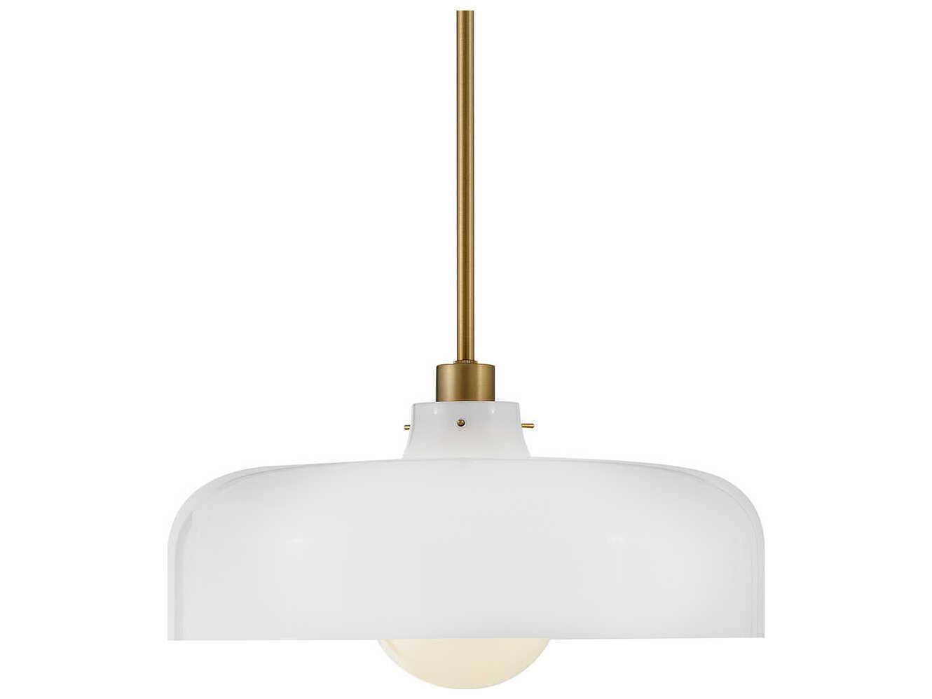 Lark Living Maisie 1-Light Lacquered Brass Pendant