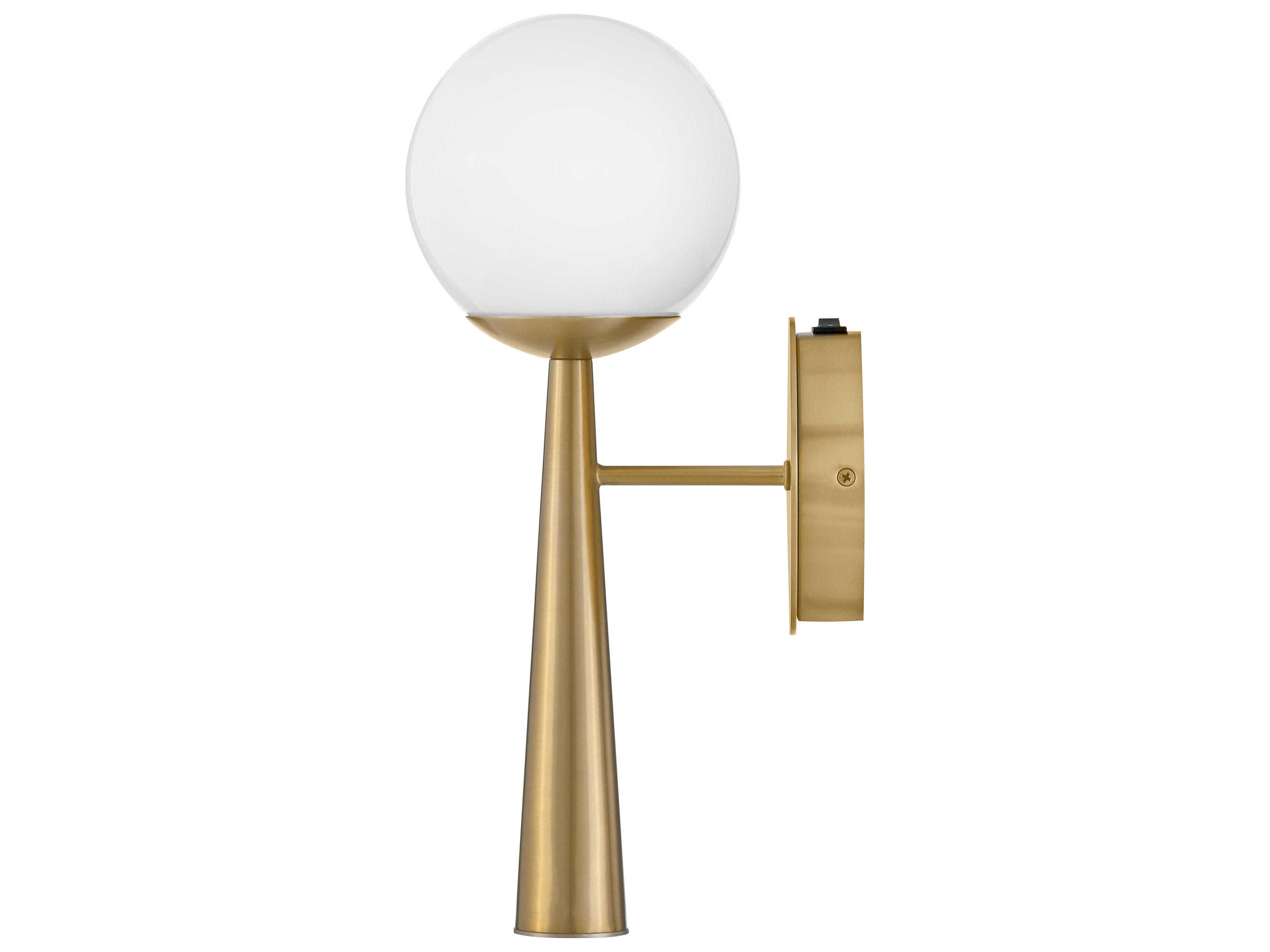Lark Living Izzy 1-Light Lacquered Brass Wall Sconce