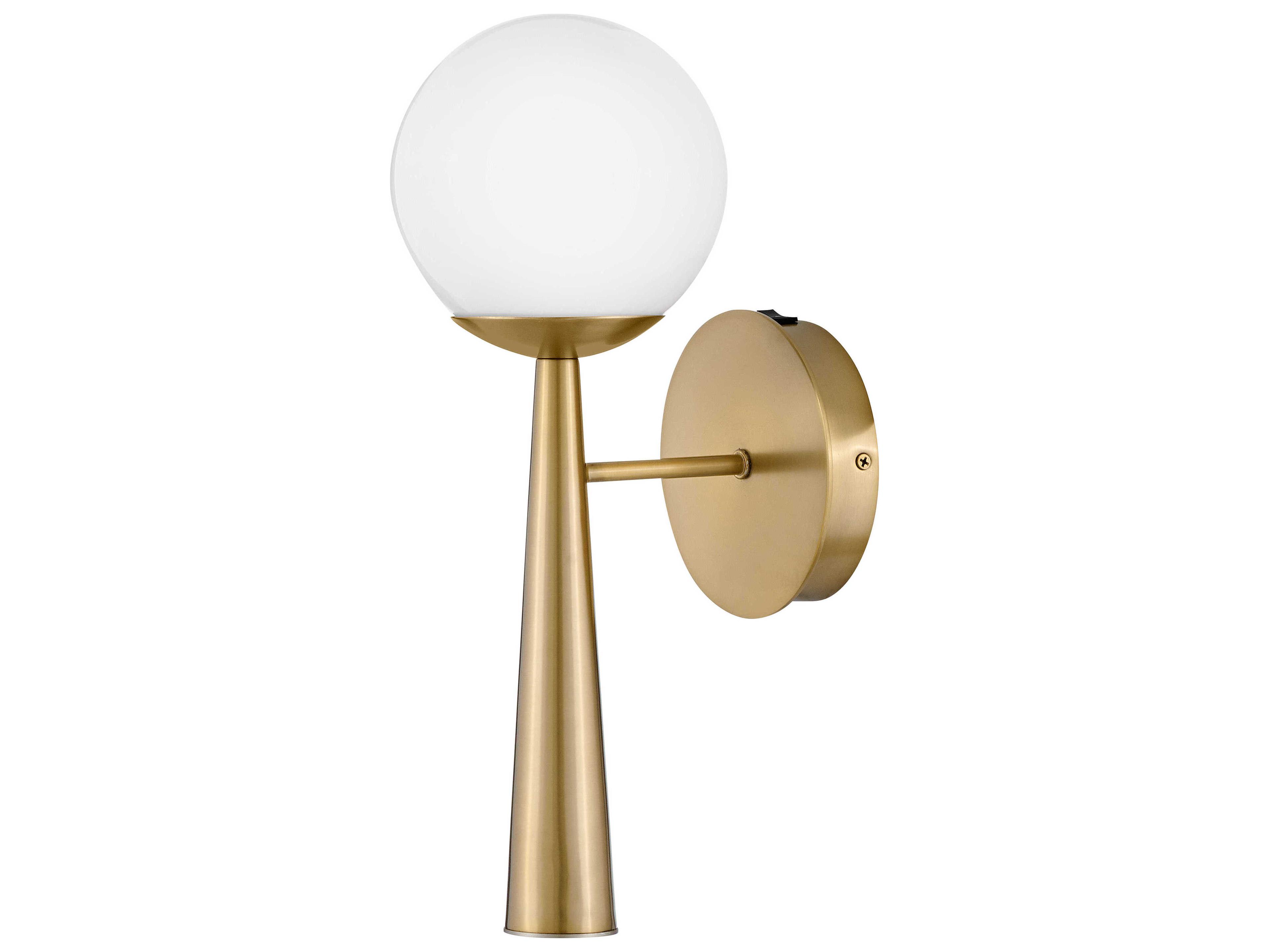 Lark Living Izzy 1-Light Lacquered Brass Wall Sconce