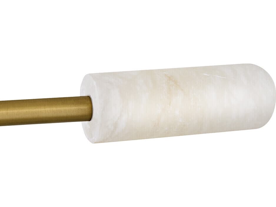 Lark Living Maude 2-Light Lacquered Brass Globe Chandelier