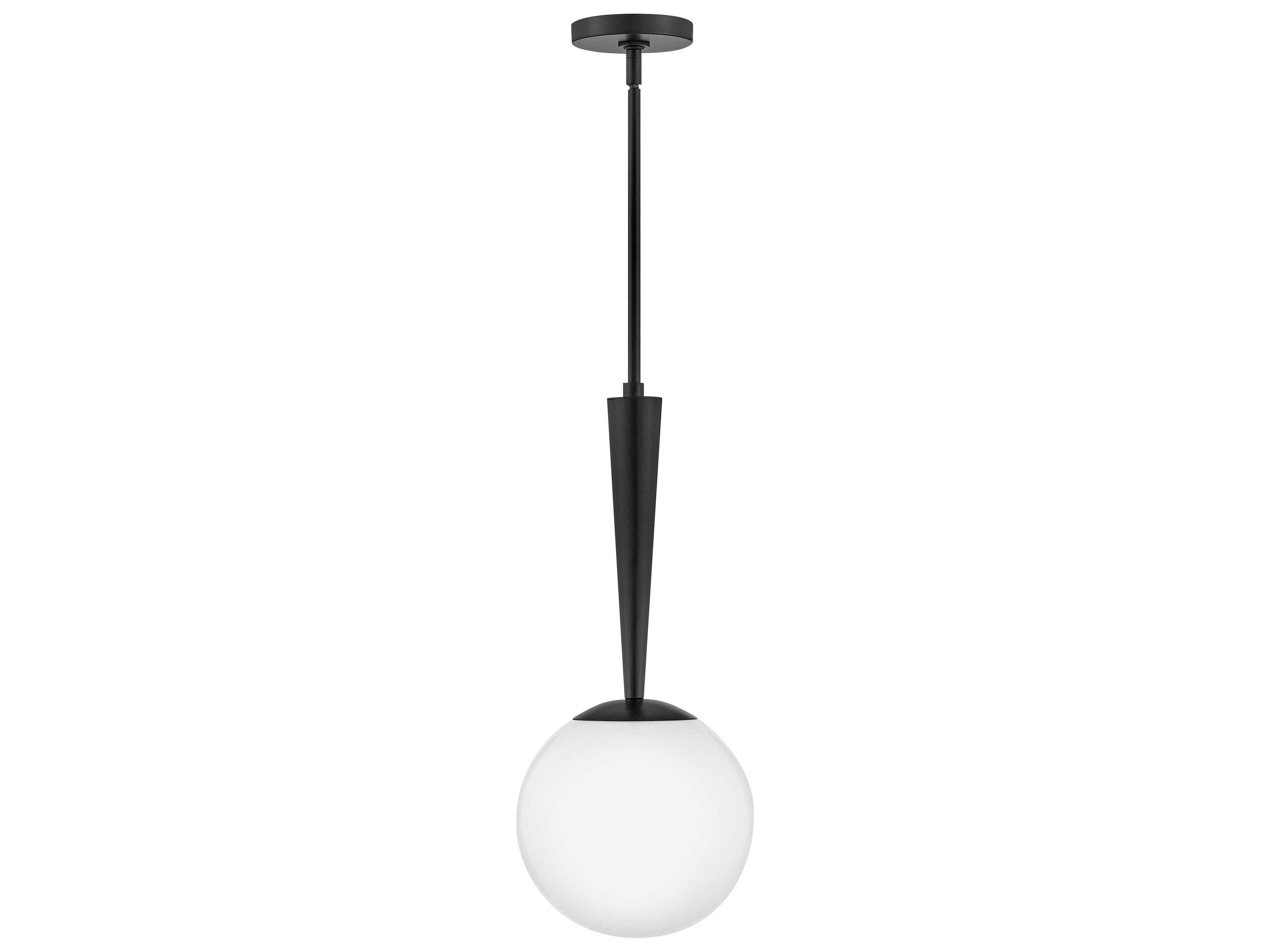 Lark Living Izzy 1-Light Black Globe Mini Pendant
