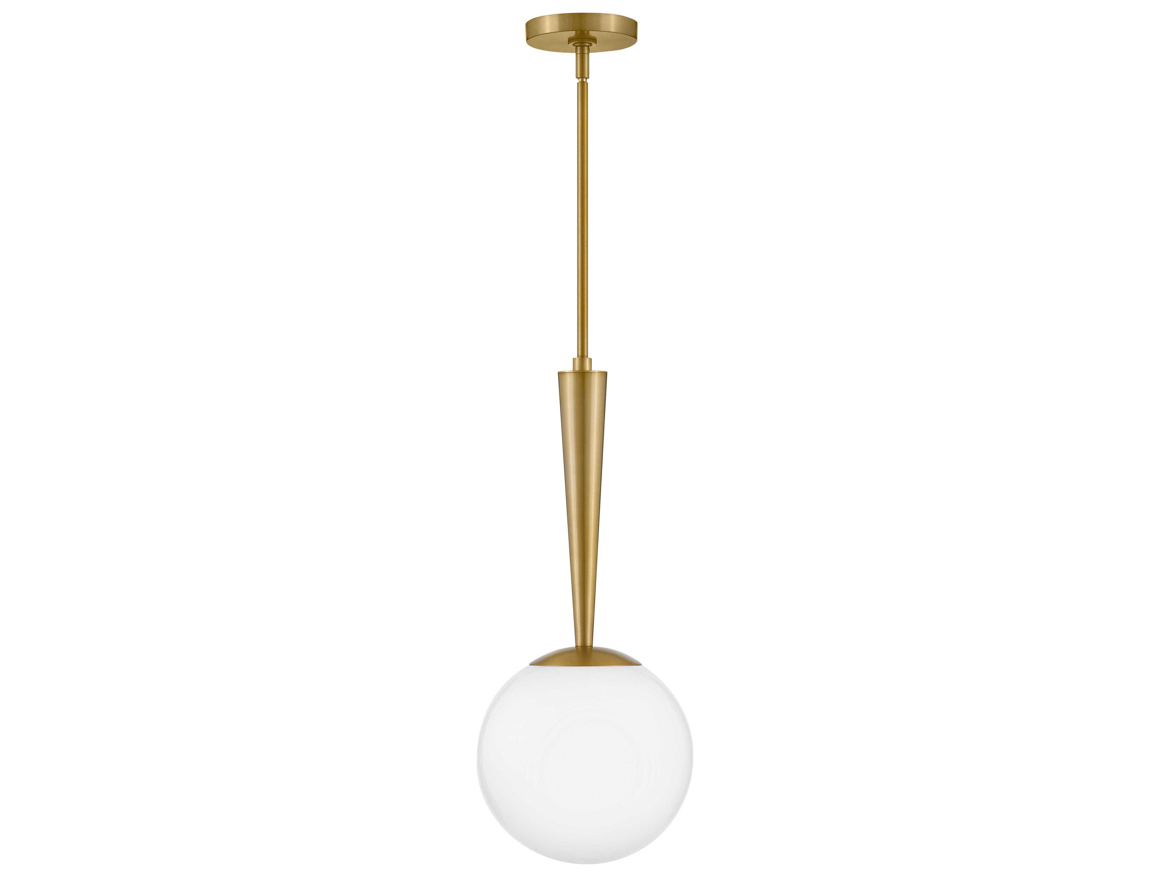 Lark Living Izzy 1-Light Lacquered Brass Globe Mini Pendant