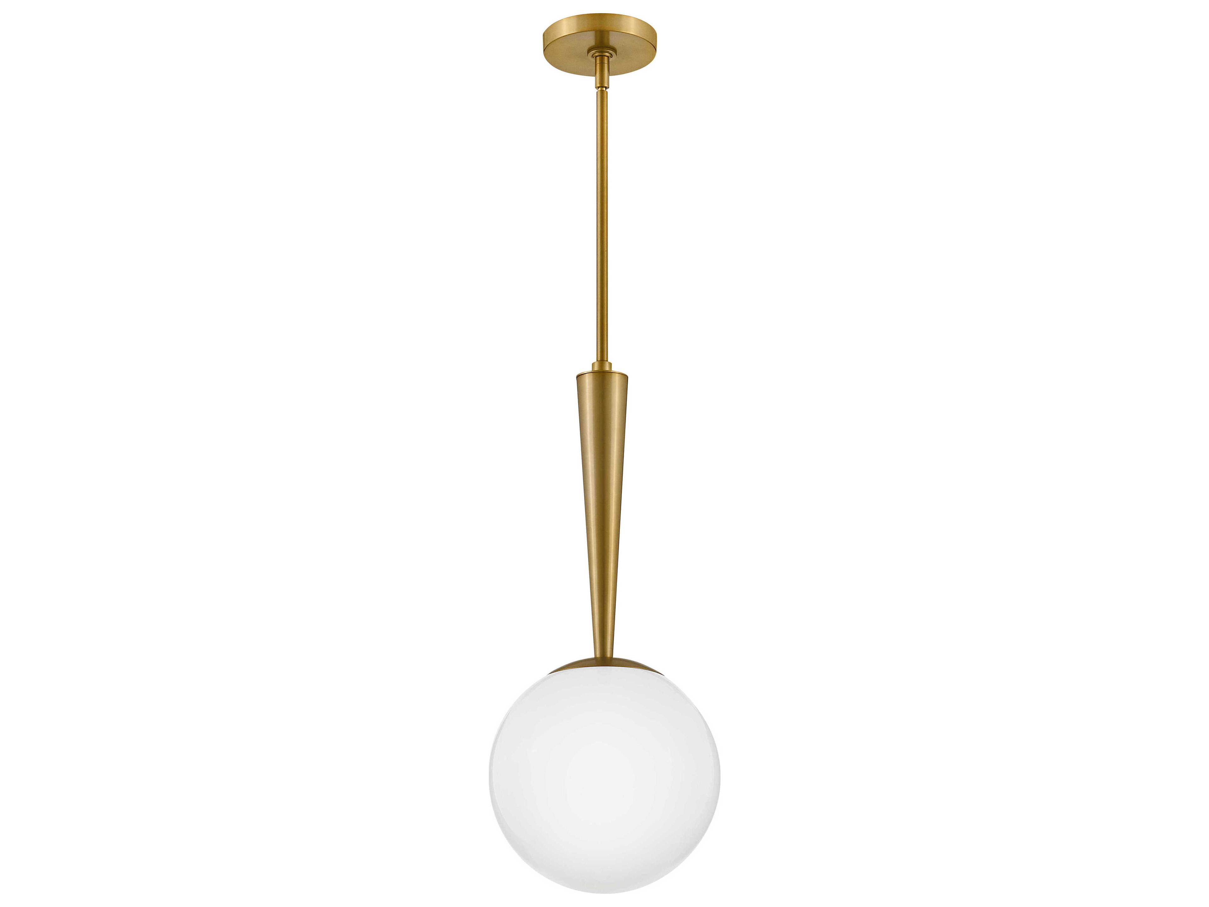 Lark Living Izzy 1-Light Lacquered Brass Globe Mini Pendant