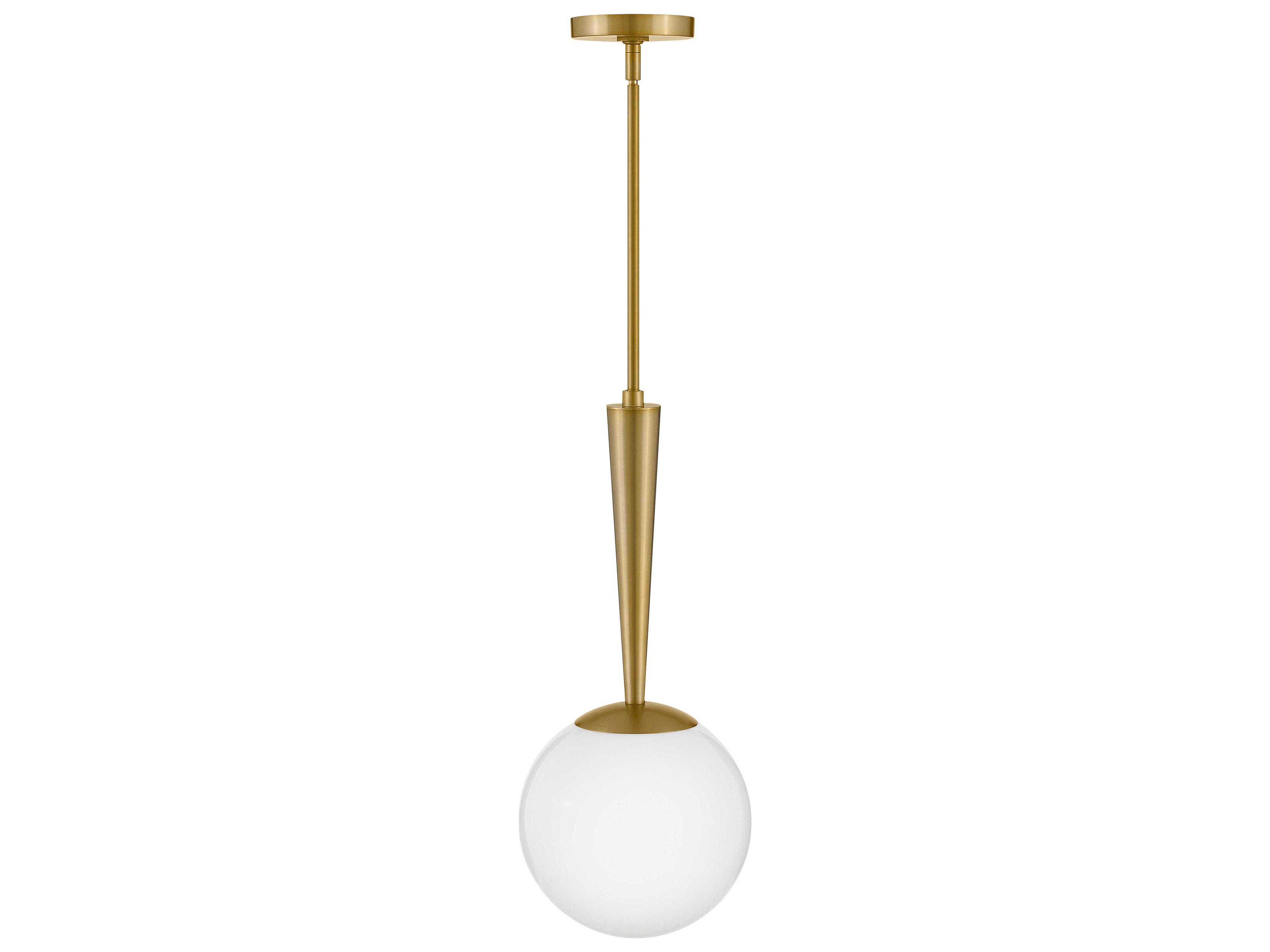 Lark Living Izzy 1-Light Lacquered Brass Globe Mini Pendant
