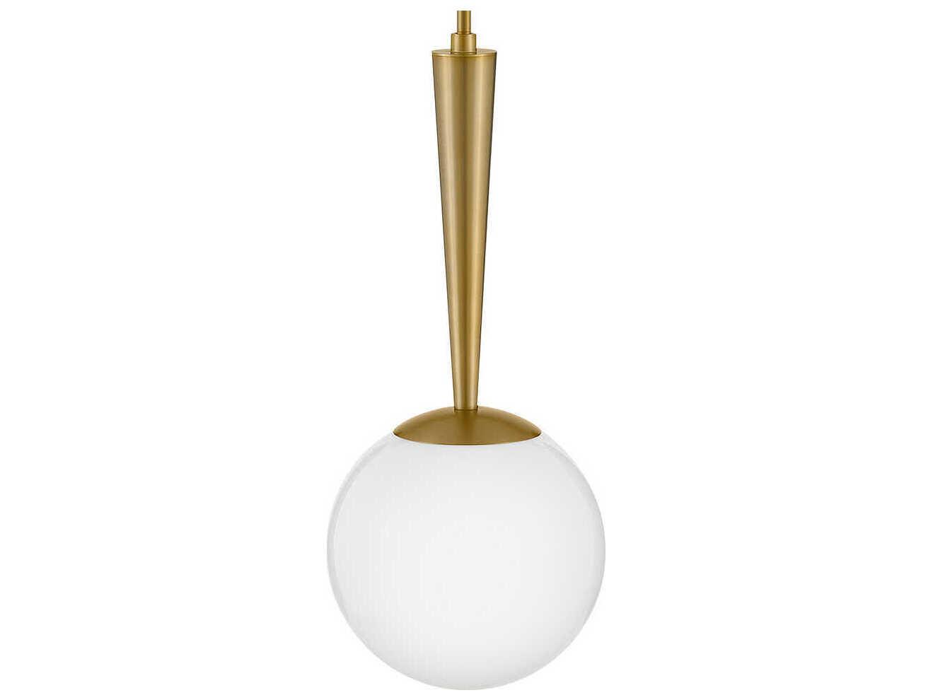 Lark Living Izzy 1-Light Lacquered Brass Globe Mini Pendant