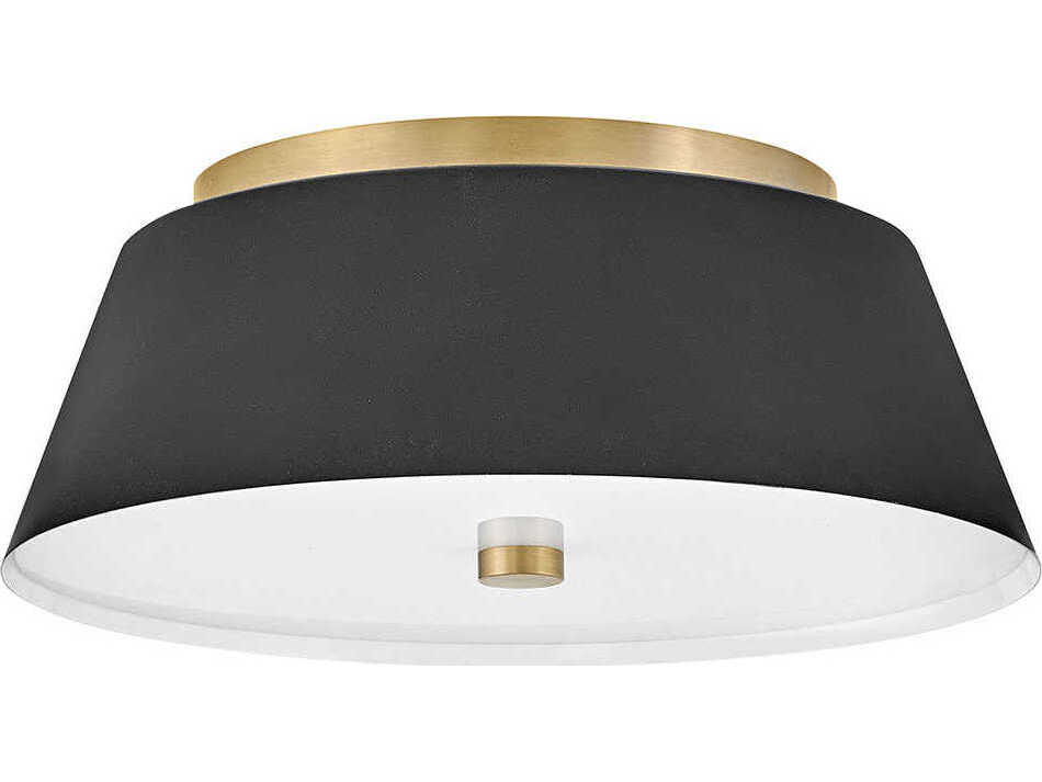 Lark Living Tess 2-Light Black Flush Mount
