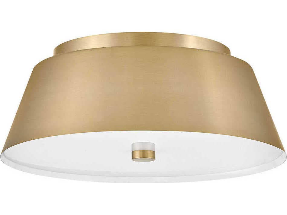 Lark Living Tess 2-Light Lacquered Brass Flush Mount