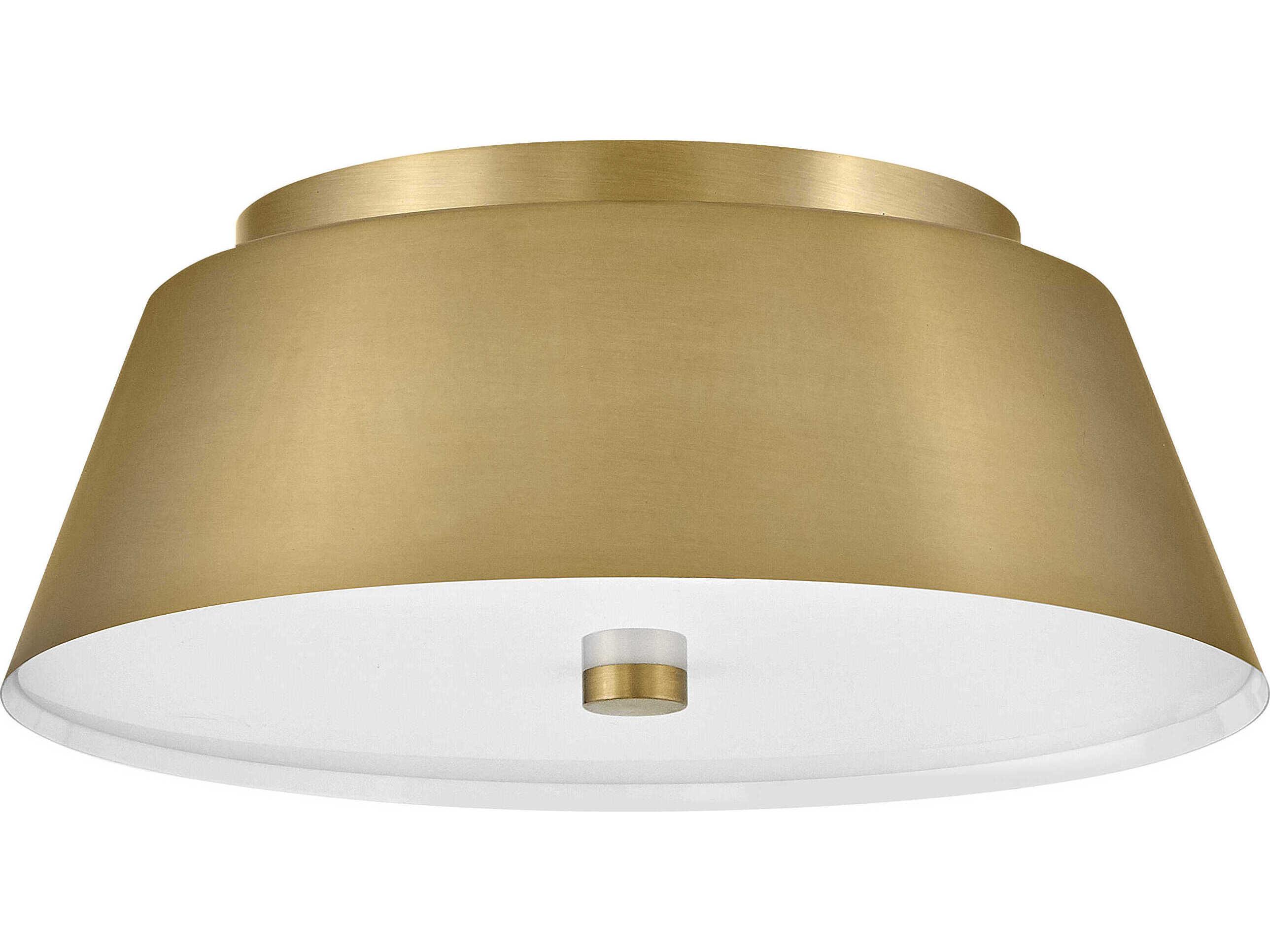 Lark Living Tess 2-Light Lacquered Brass Flush Mount