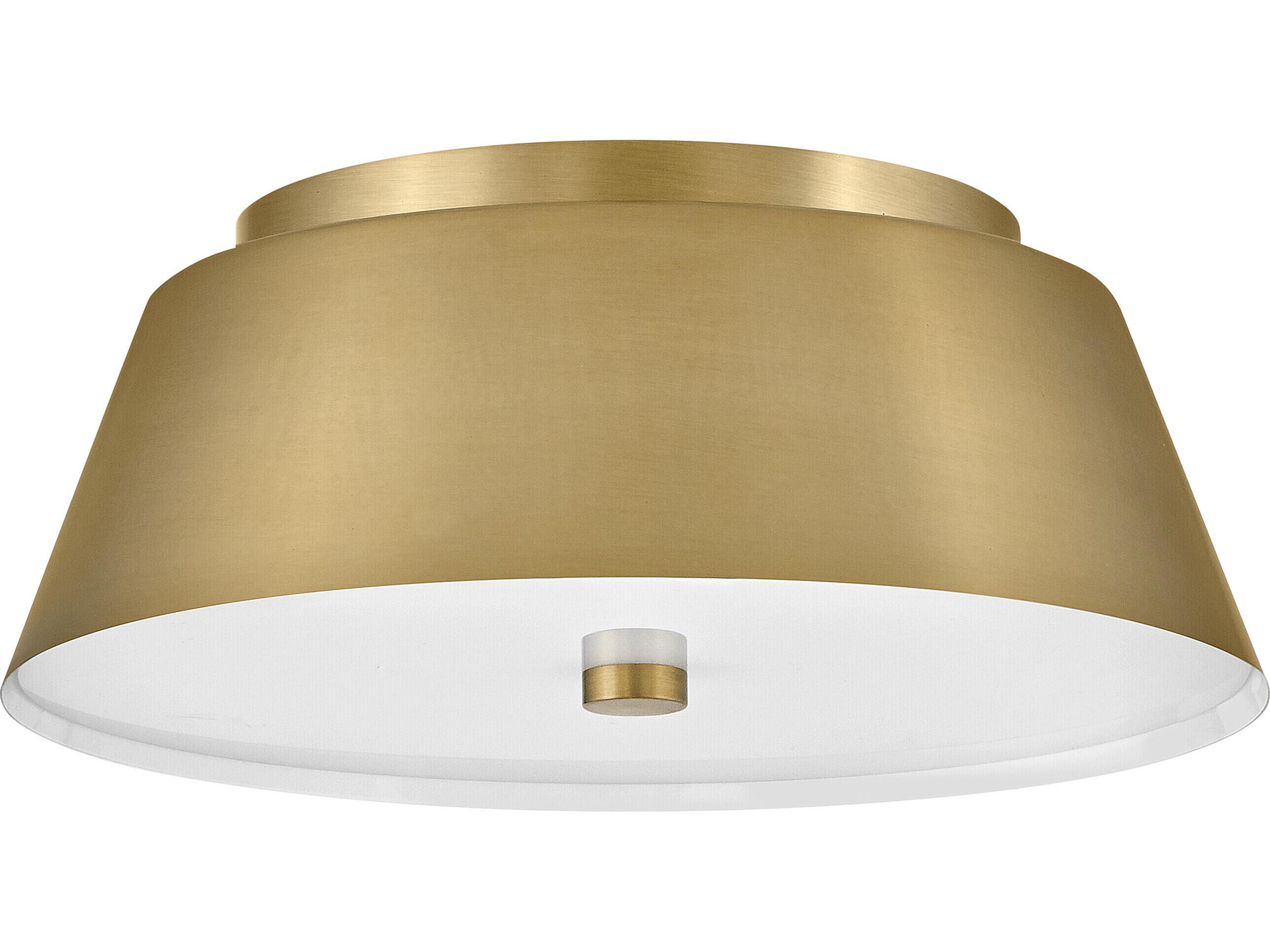 Lark Living Tess 2-Light Lacquered Brass Flush Mount