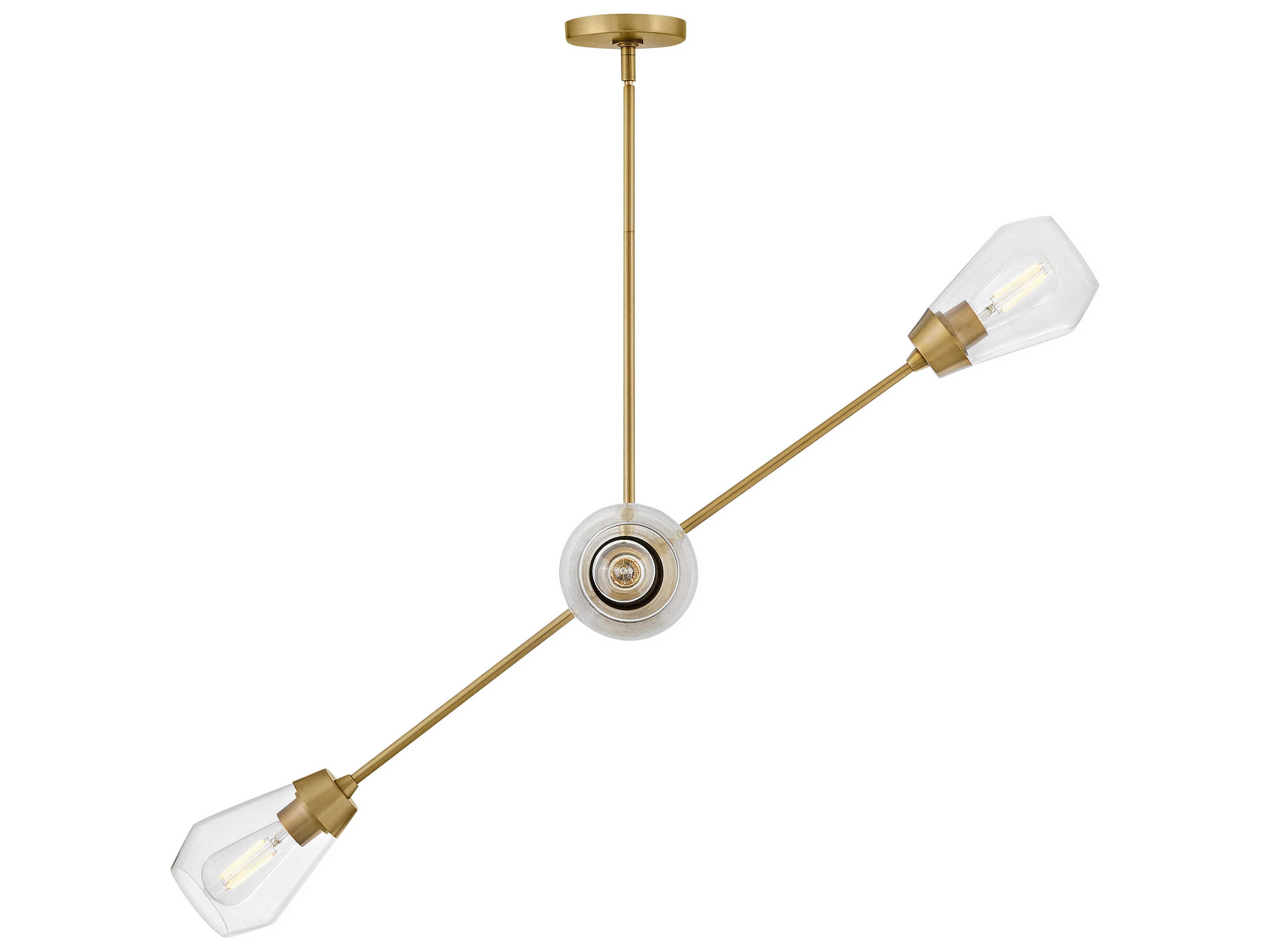 Lark Living Livie 4-Light Lacquered Brass Sputnik Chandelier