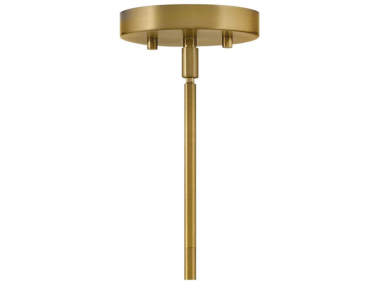 Lark Living Lucy 1-Light Black Lacquered Brass Pendant