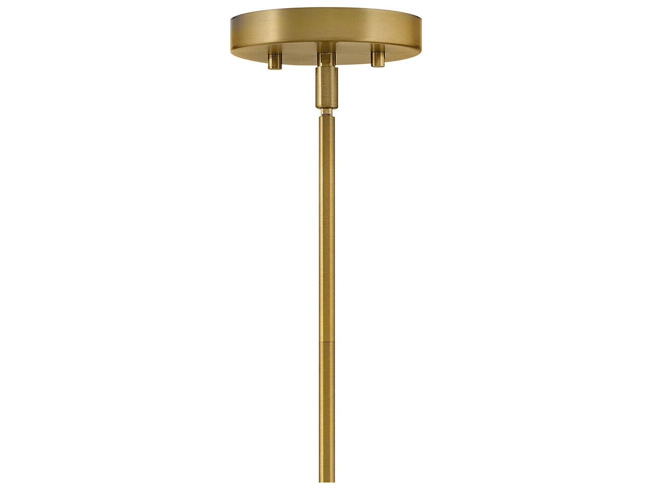 Lark Living Lucy 1-Light Lacquered Brass Seafoam Pendant