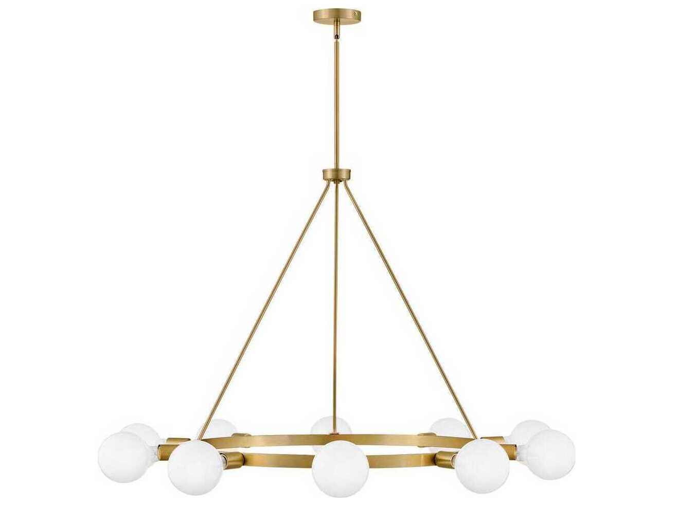 Lark Living Orla 10-Light Lacquered Brass Chandelier