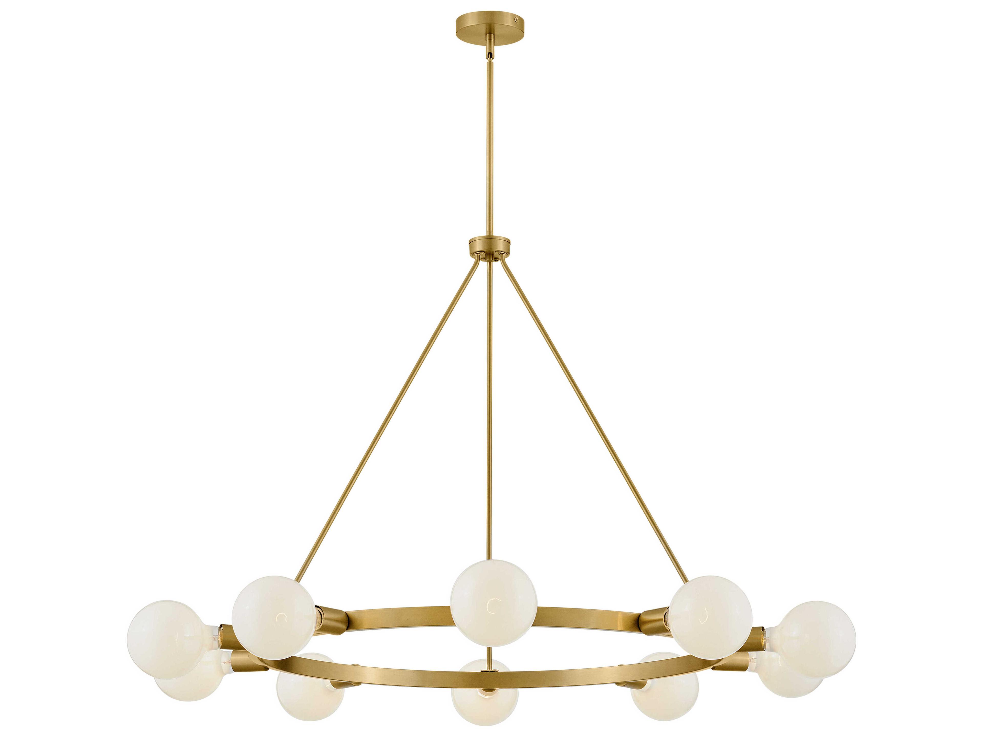 Lark Living Orla 10-Light Lacquered Brass Chandelier