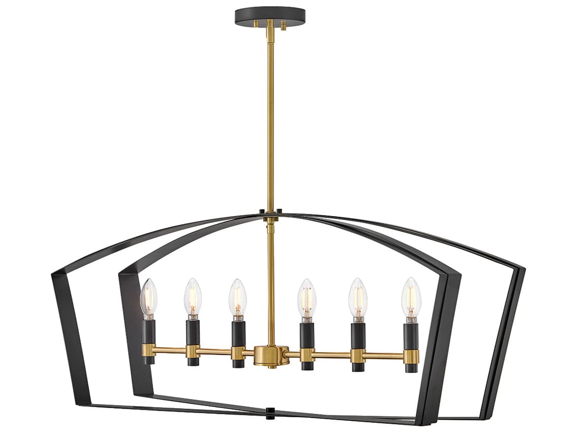 Lark Living Sammi 6-Light Black Island Pendant