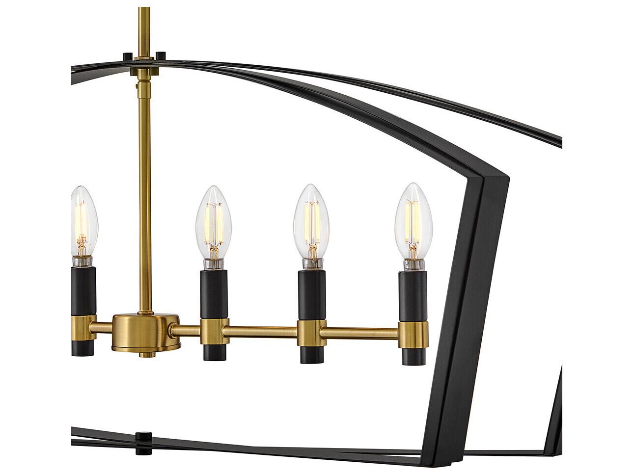 Lark Living Sammi 6-Light Black Island Pendant