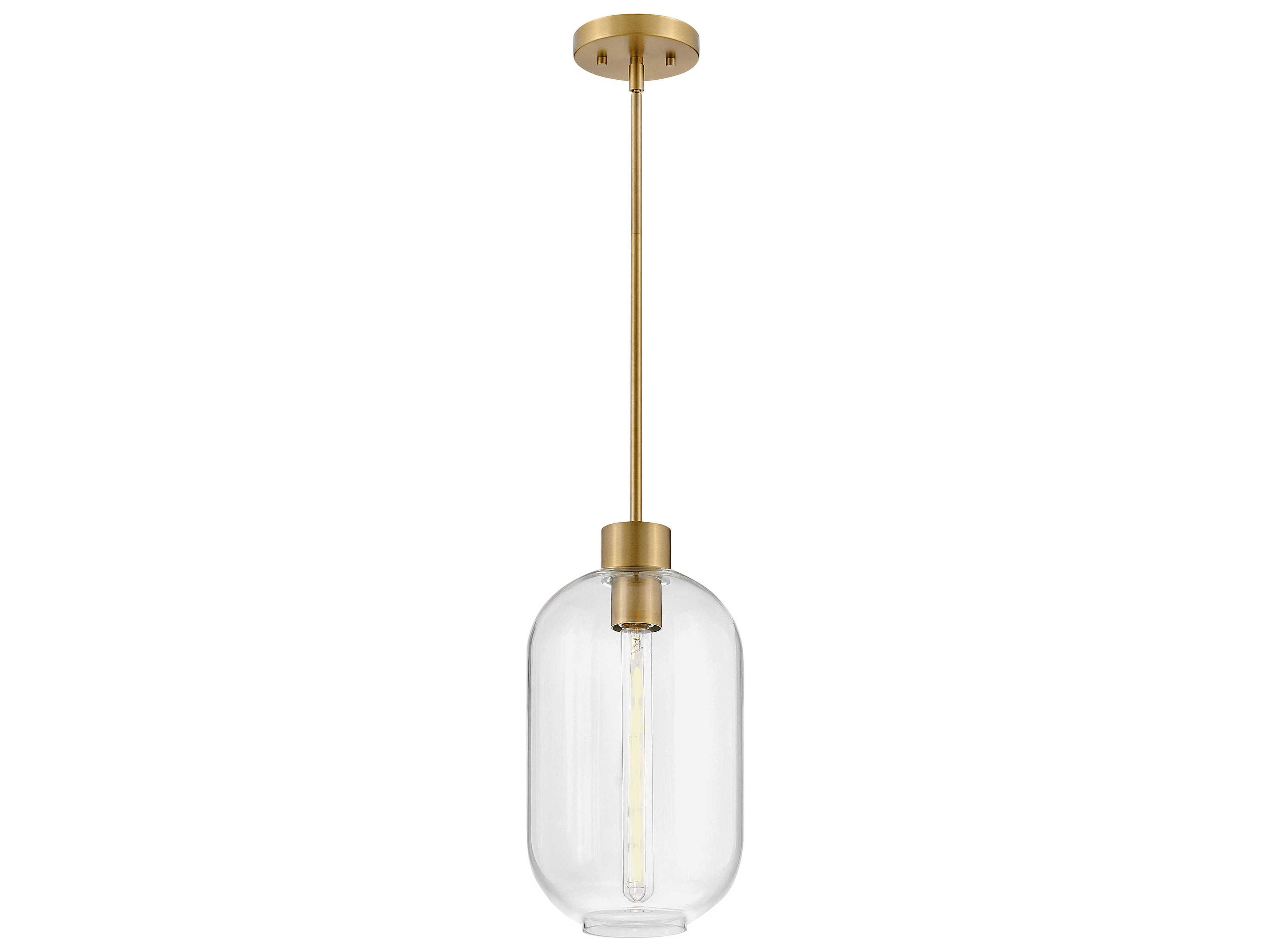 Lark Living Greer 1-Light Lacquered Brass Mini Pendant