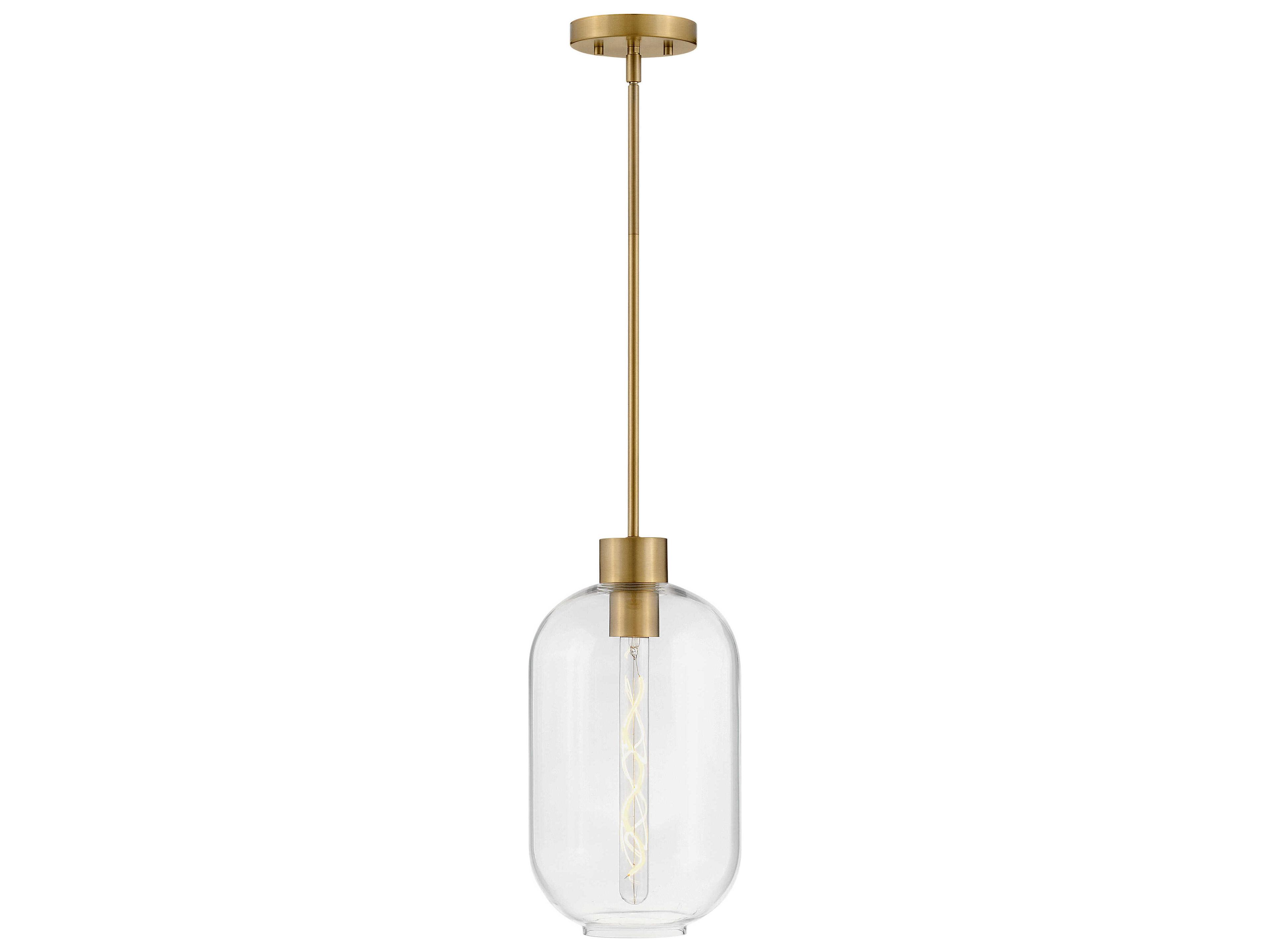 Lark Living Greer 1-Light Lacquered Brass Mini Pendant