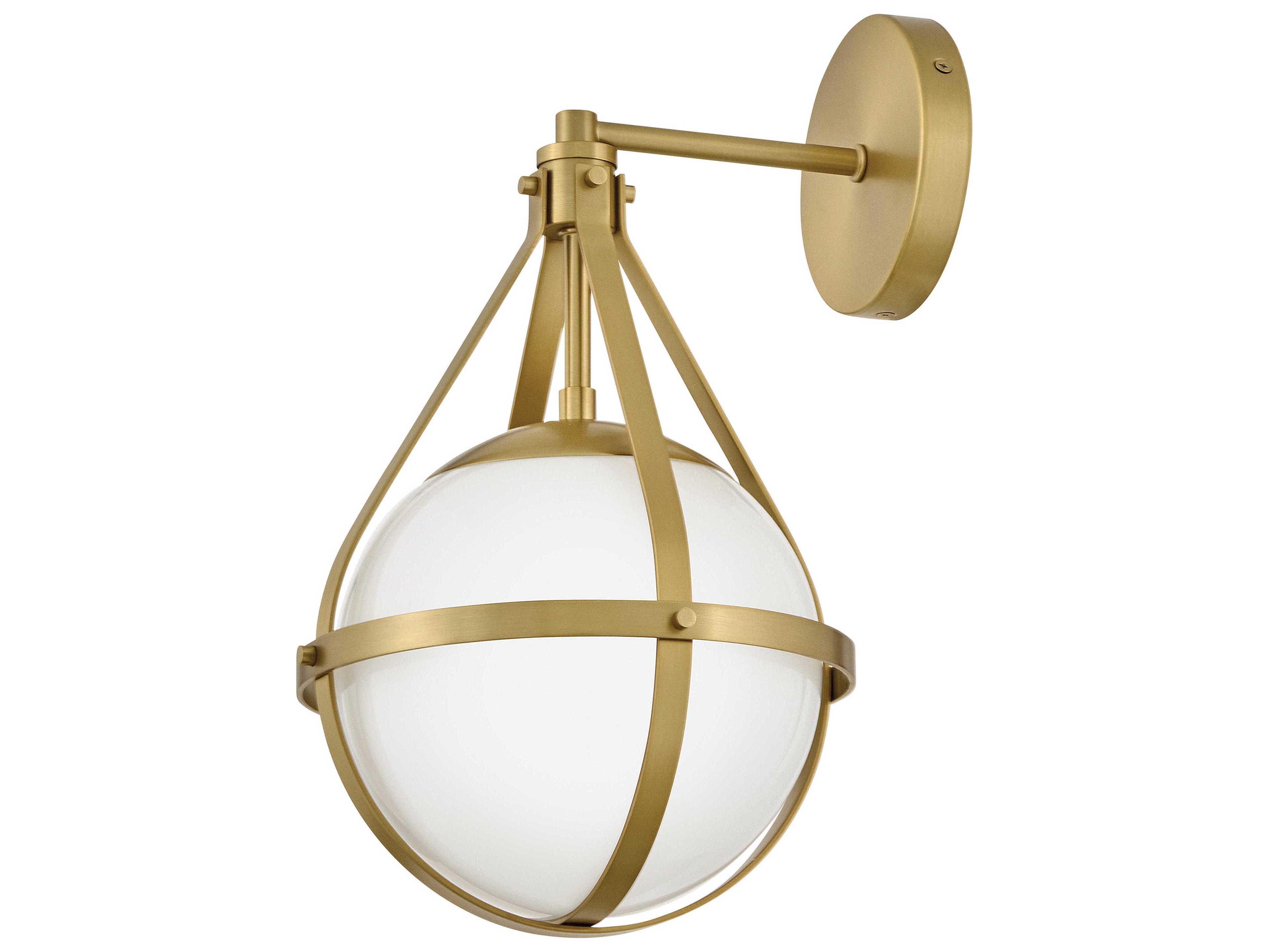Lark Living Colby 1-Light Lacquered Brass Wall Sconce