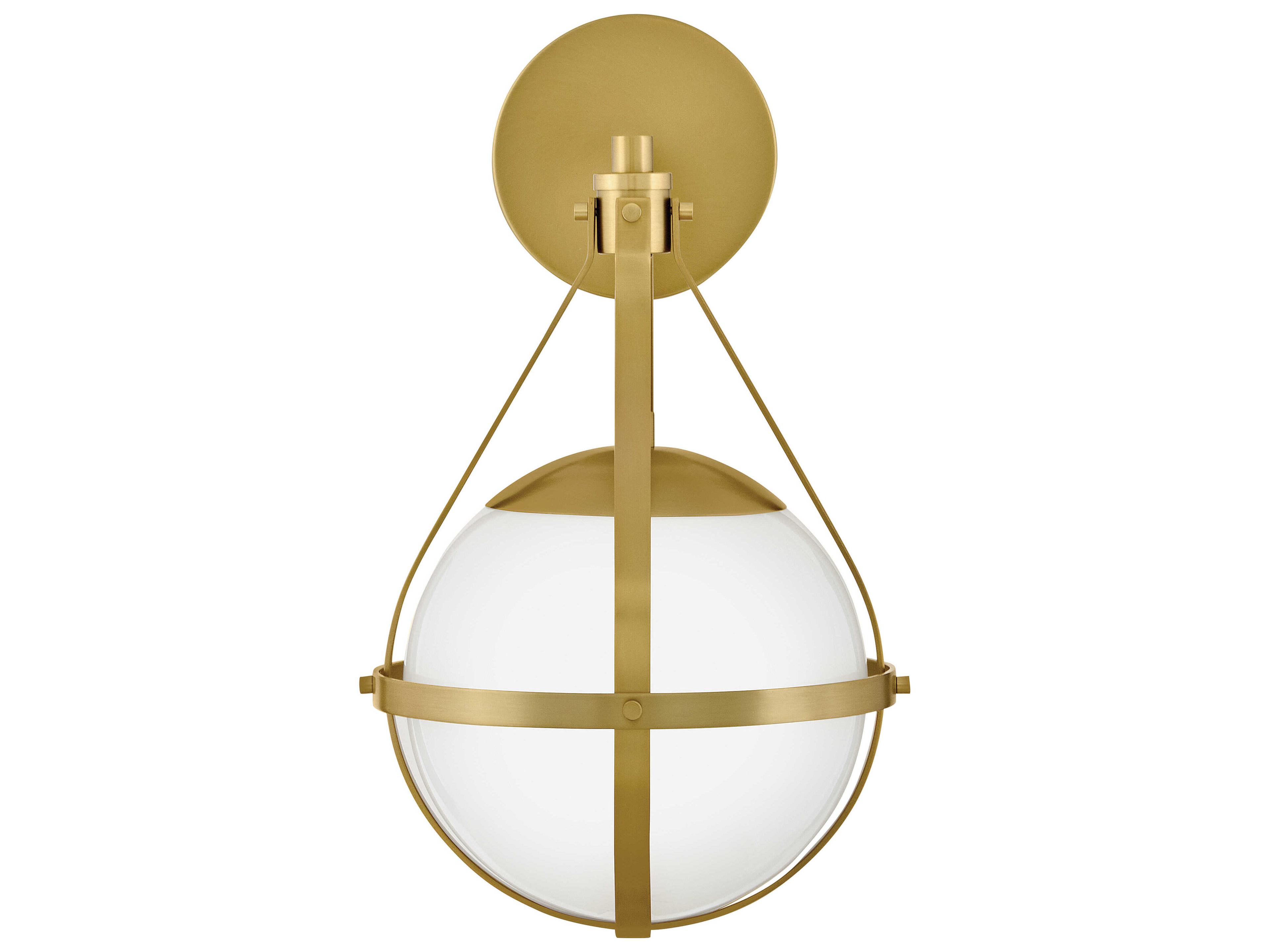 Lark Living Colby 1-Light Lacquered Brass Wall Sconce