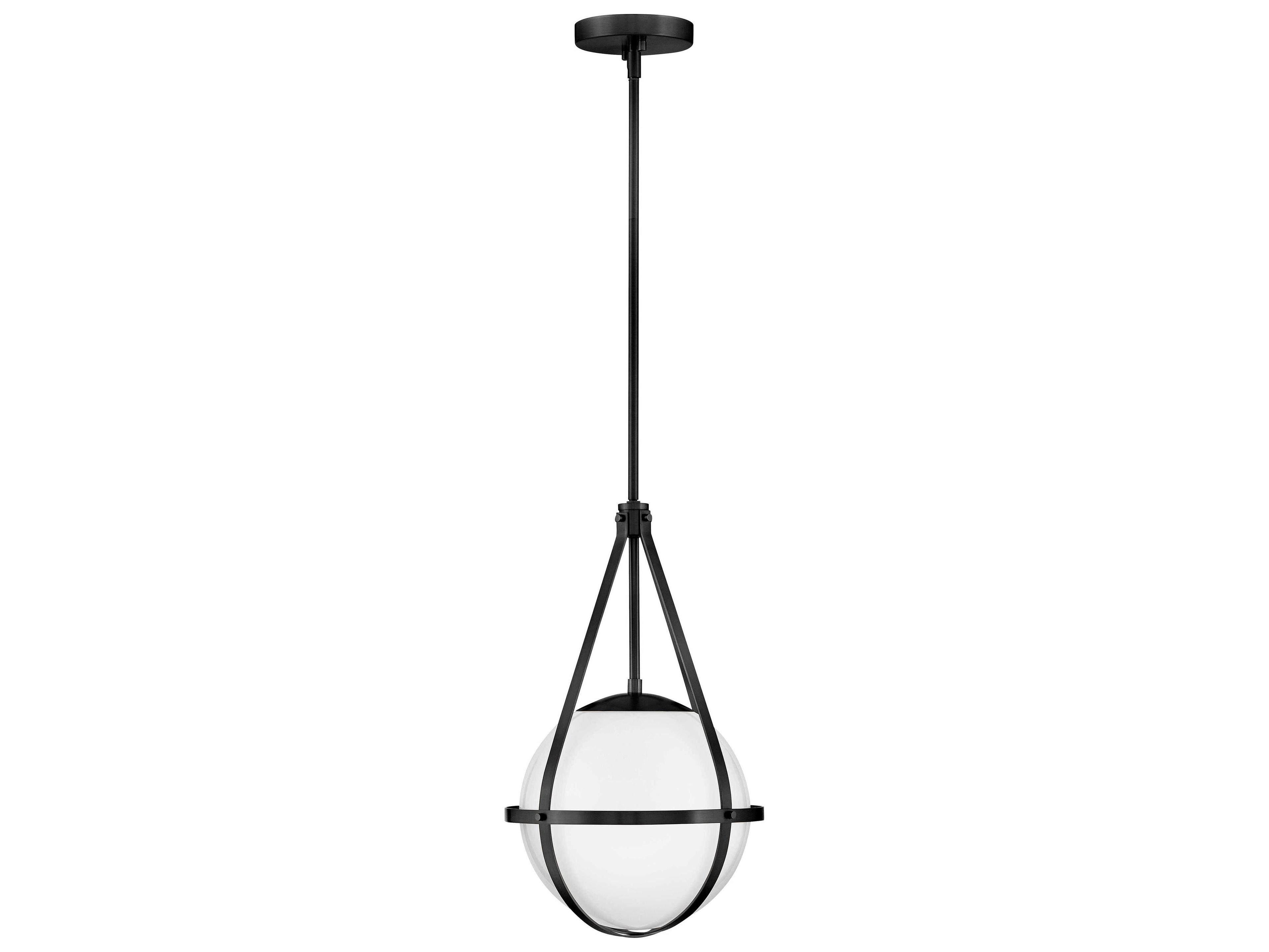 Lark Living Colby 1-Light Black Globe Mini Pendant