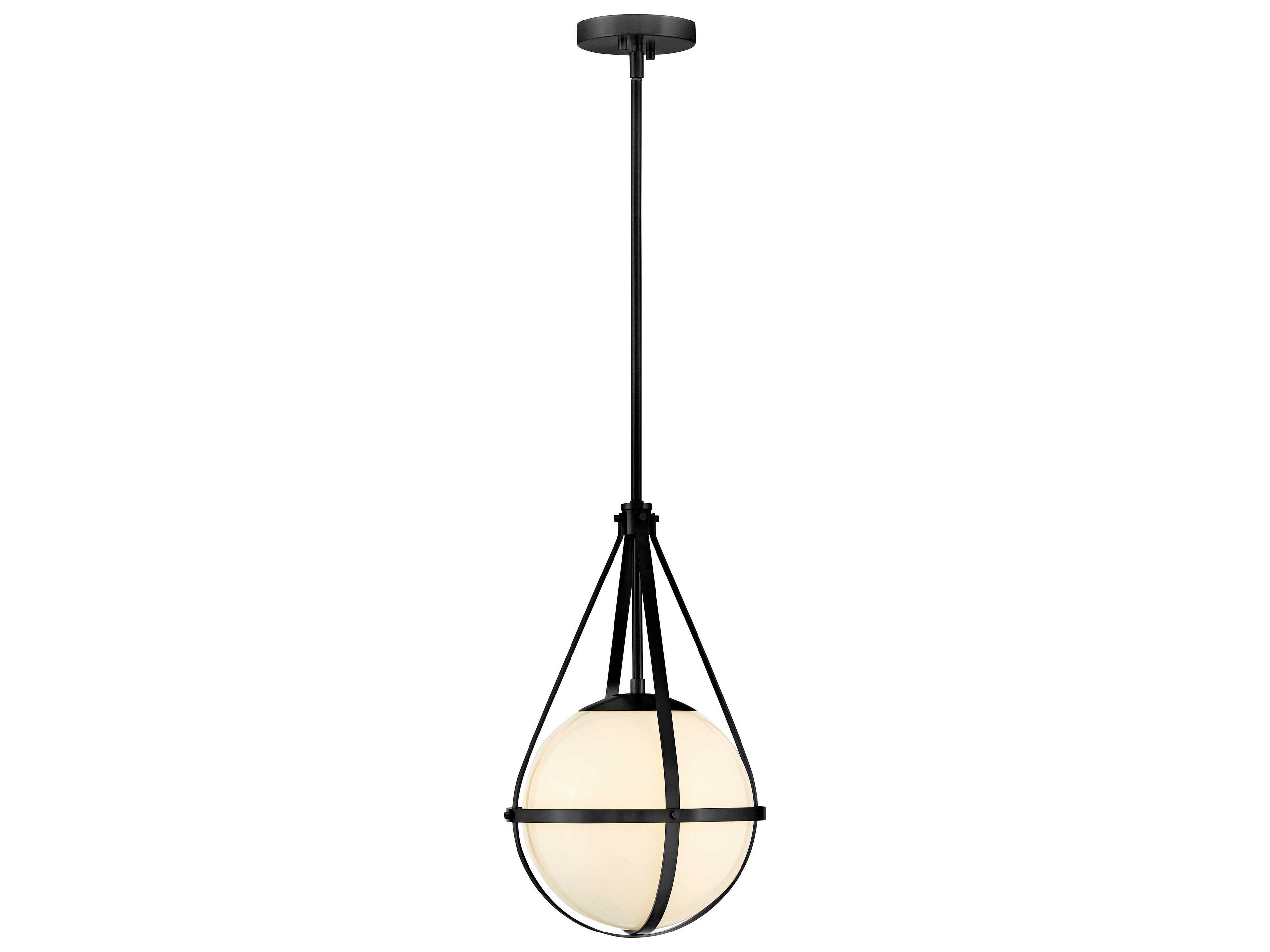 Lark Living Colby 1-Light Black Globe Mini Pendant