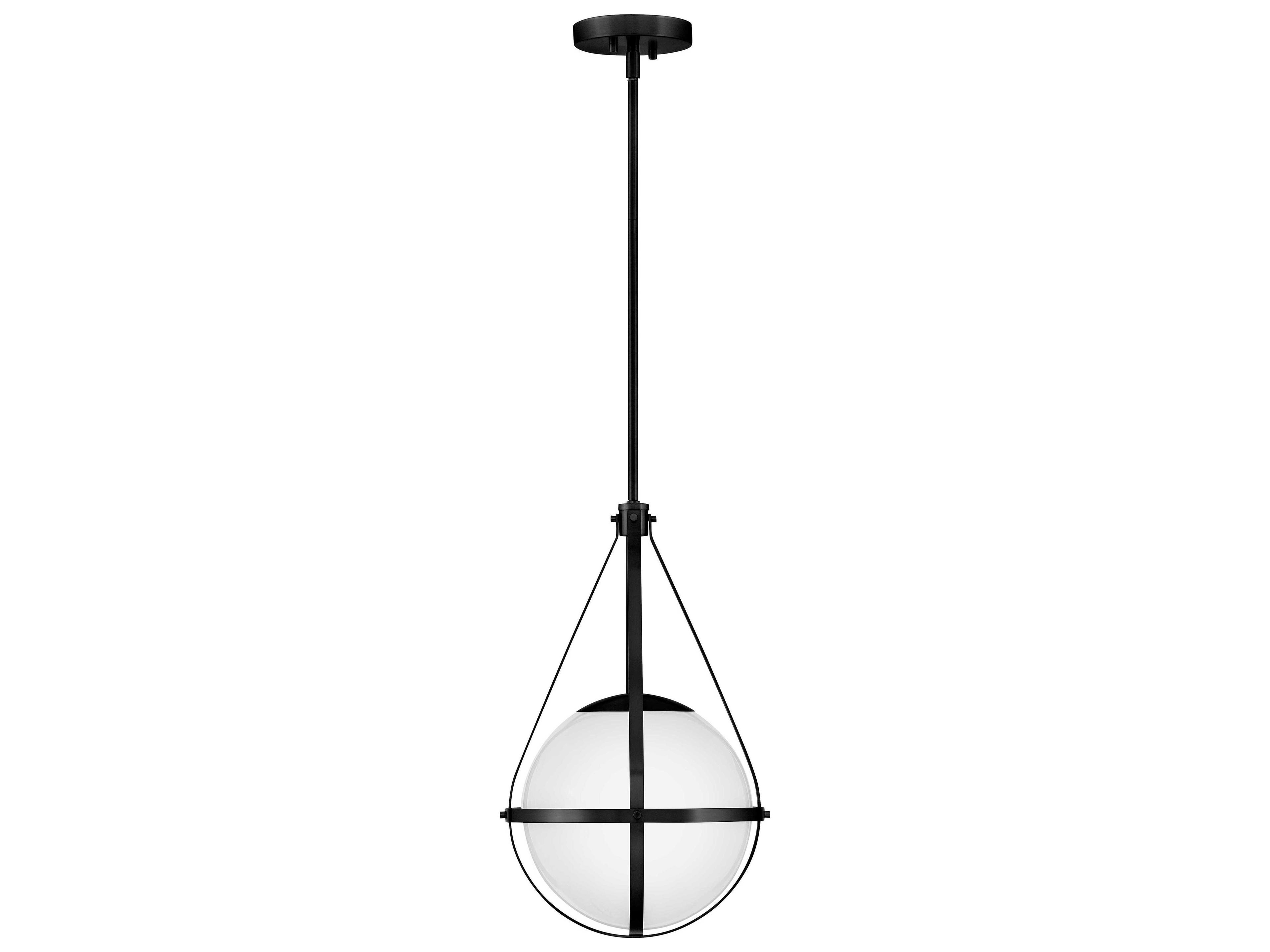 Lark Living Colby 1-Light Black Globe Mini Pendant