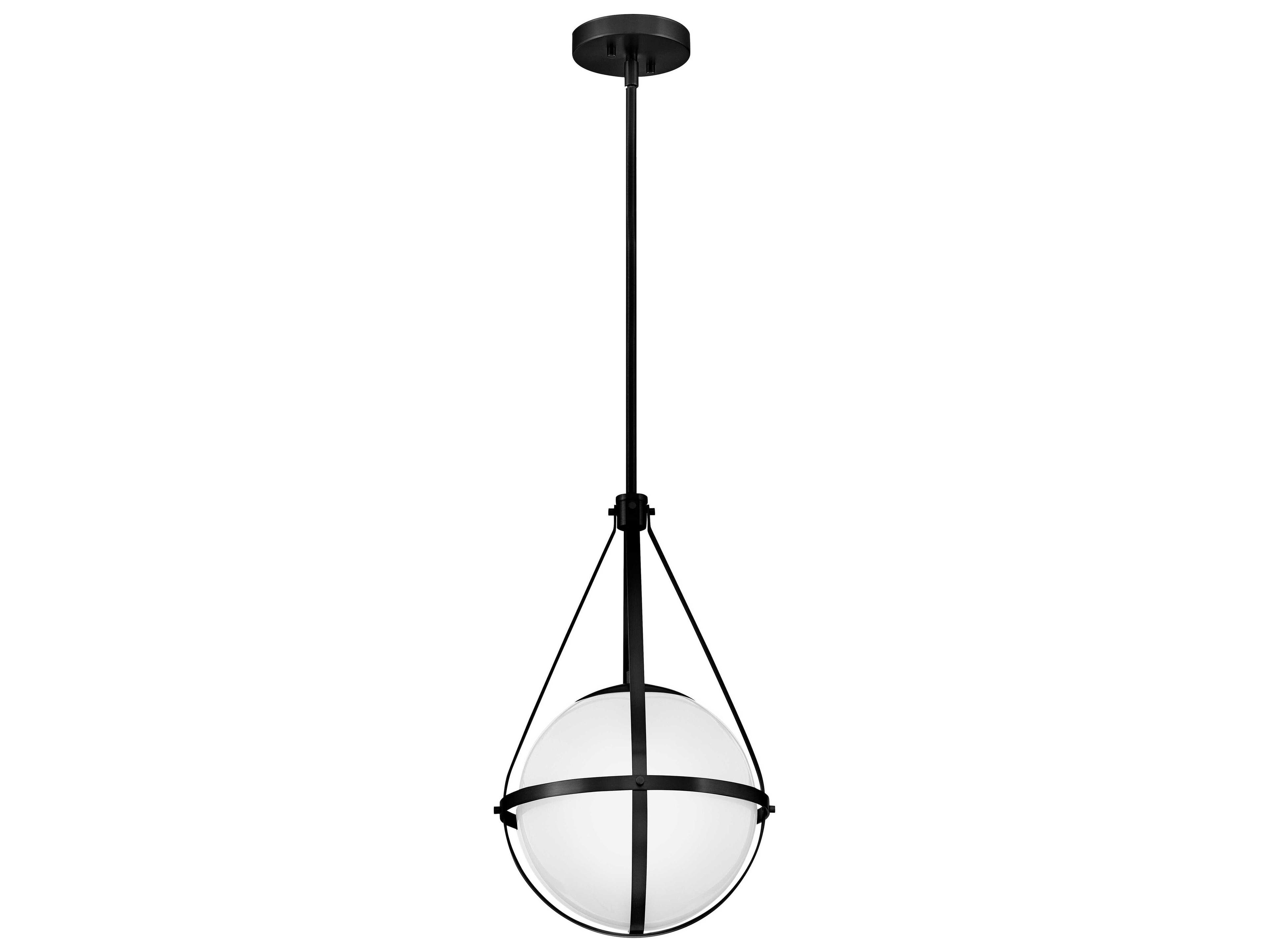 Lark Living Colby 1-Light Black Globe Mini Pendant