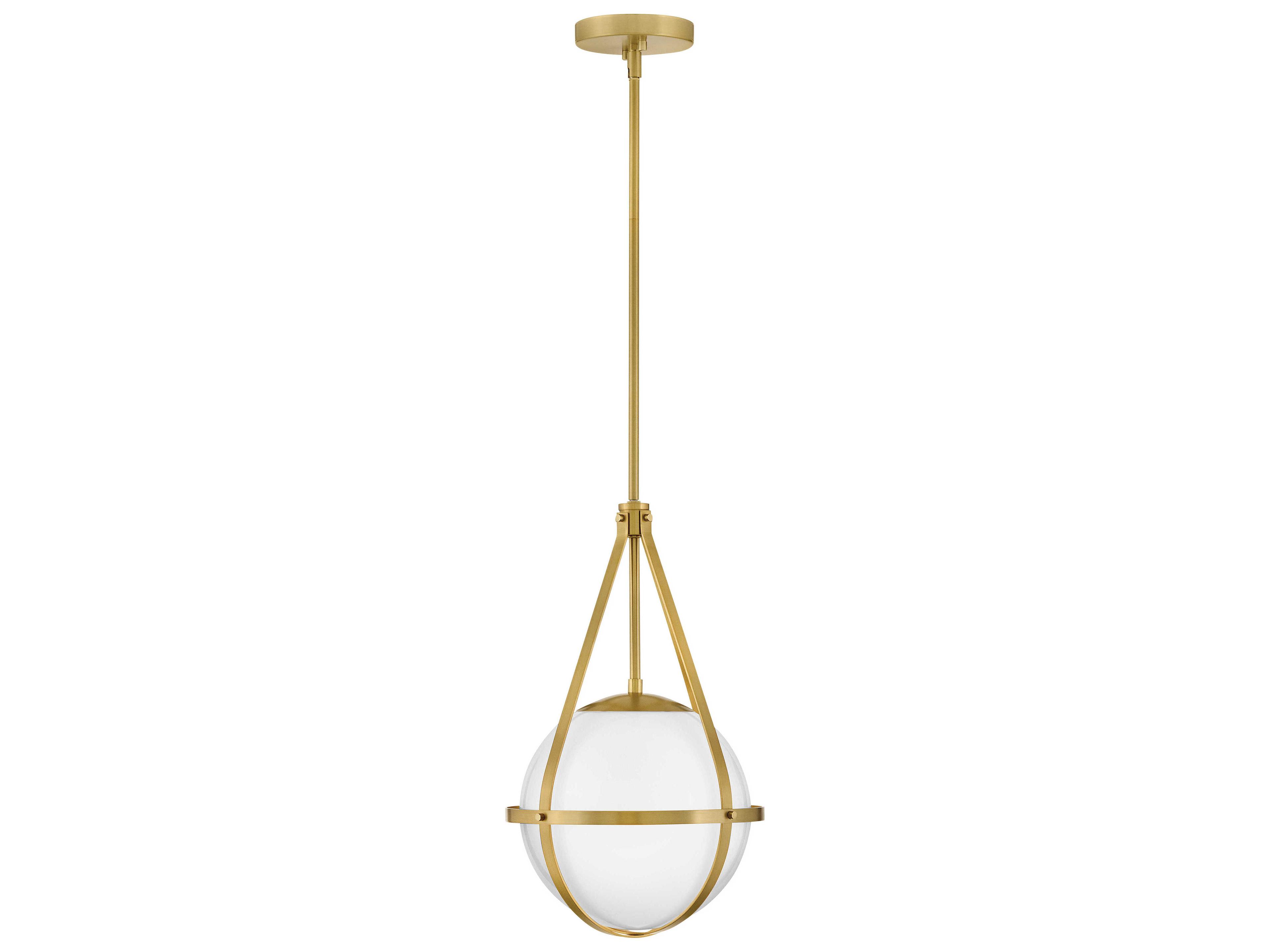 Lark Living Colby 1-Light Lacquered Brass Globe Mini Pendant