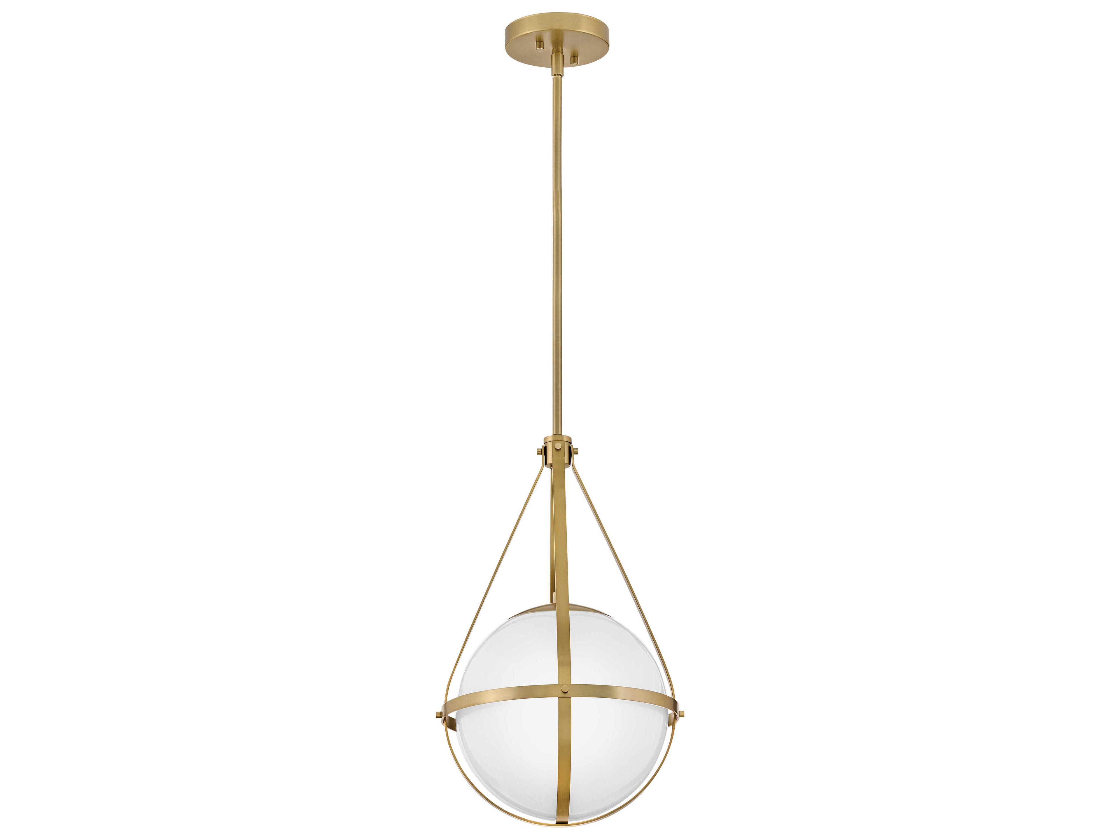 Lark Living Colby 1-Light Lacquered Brass Globe Mini Pendant