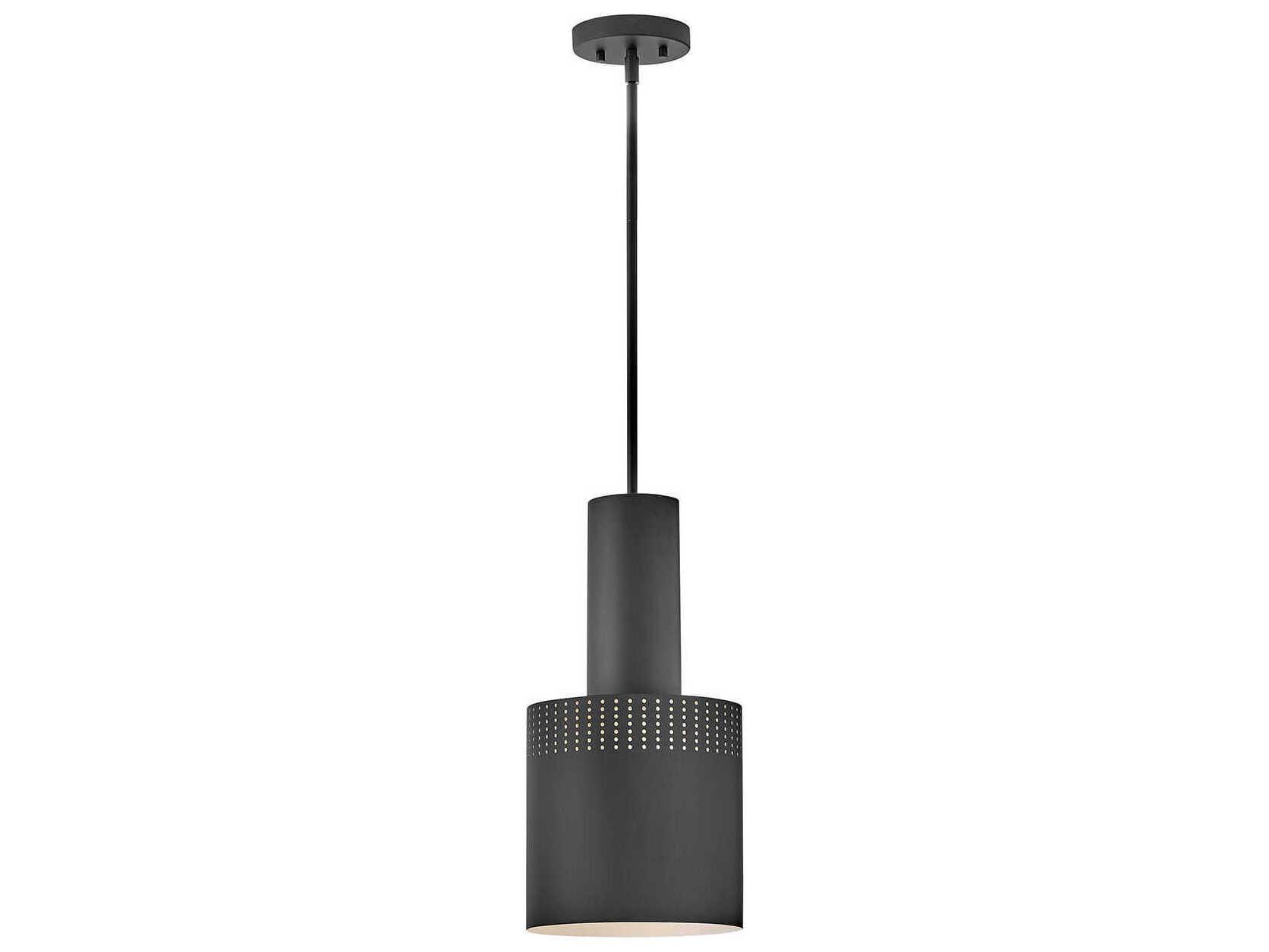 Lark Living Casey 1-Light Black Cylinder Mini Pendant