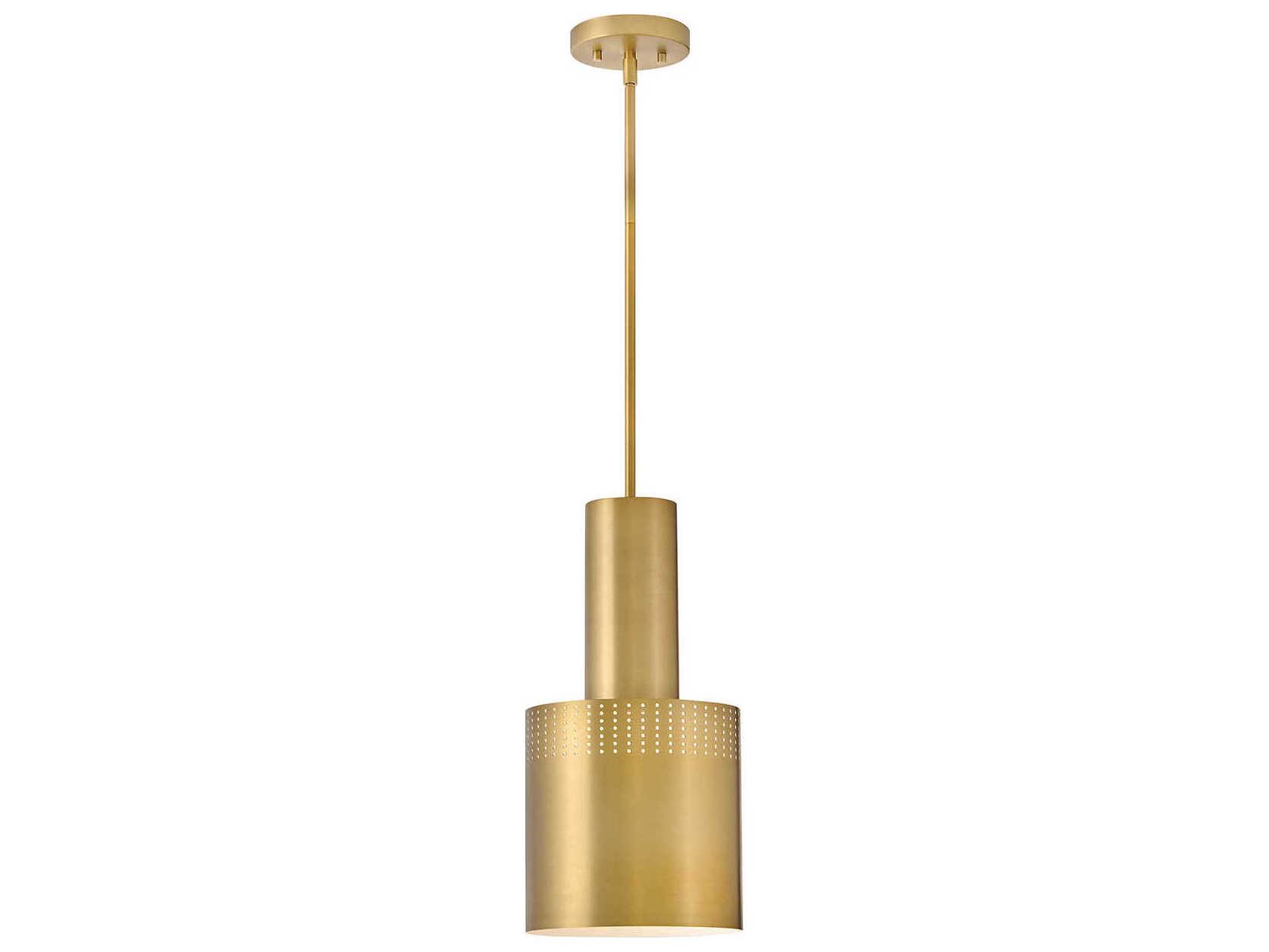 Lark Living Casey 1-Light Lacquered Brass Cylinder Mini Pendant