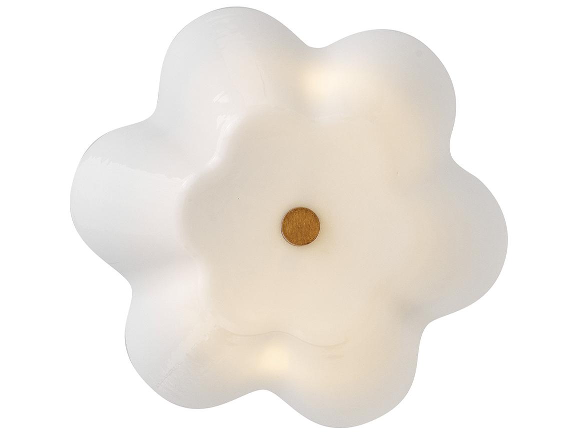 Lark Living Honey 3-Light Distressed Brass Flush Mount