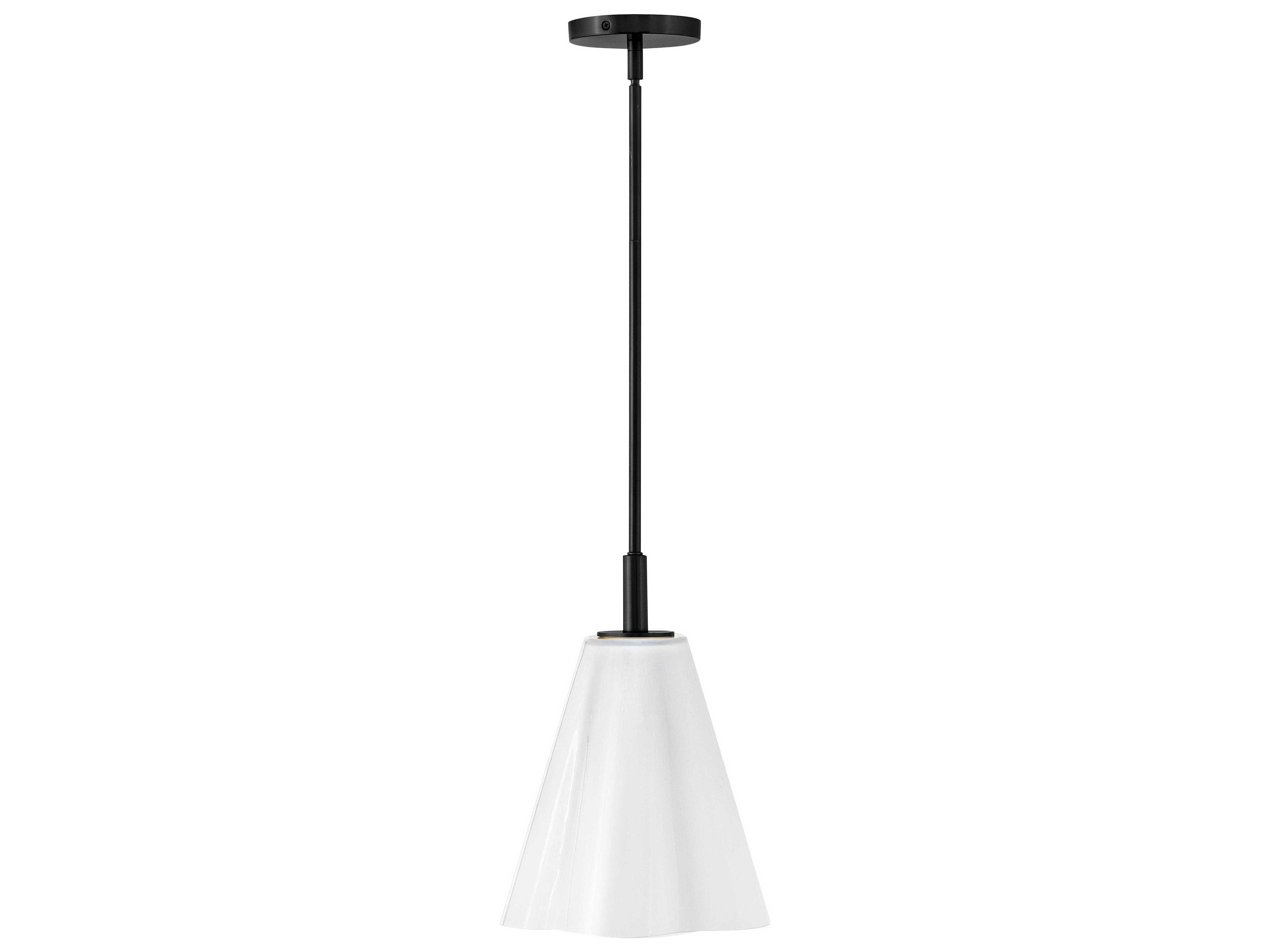 Lark Living Honey 1-Light Black Mini Pendant