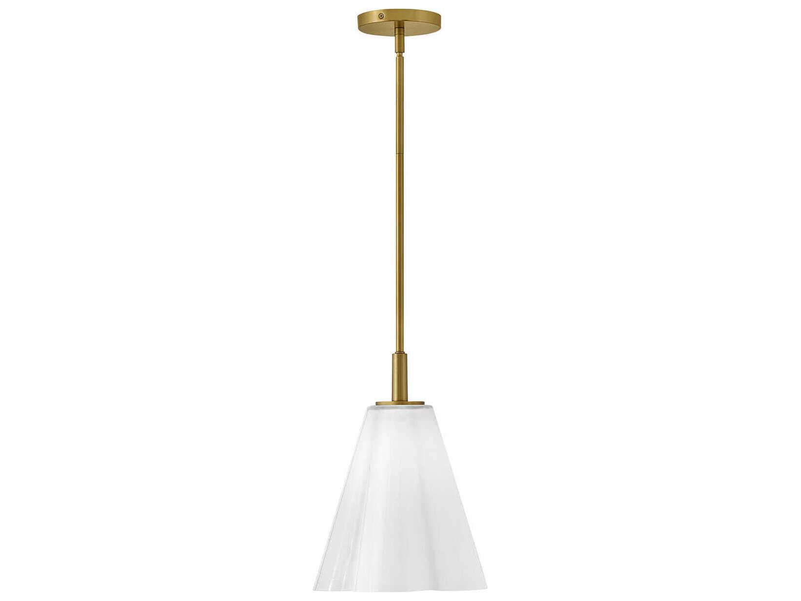 Lark Living Honey 1-Light Lacquered Brass Mini Pendant