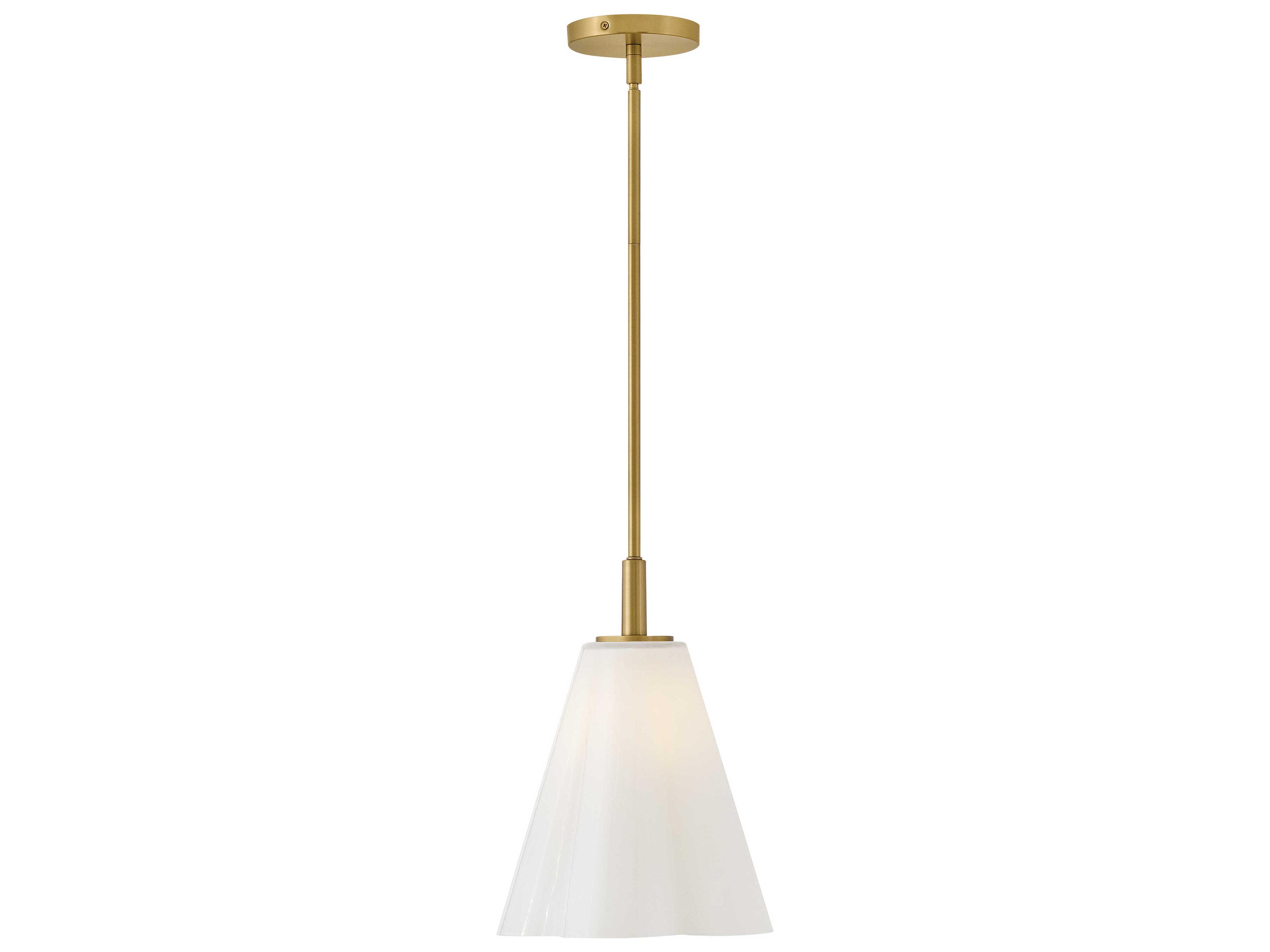 Lark Living Honey 1-Light Lacquered Brass Mini Pendant